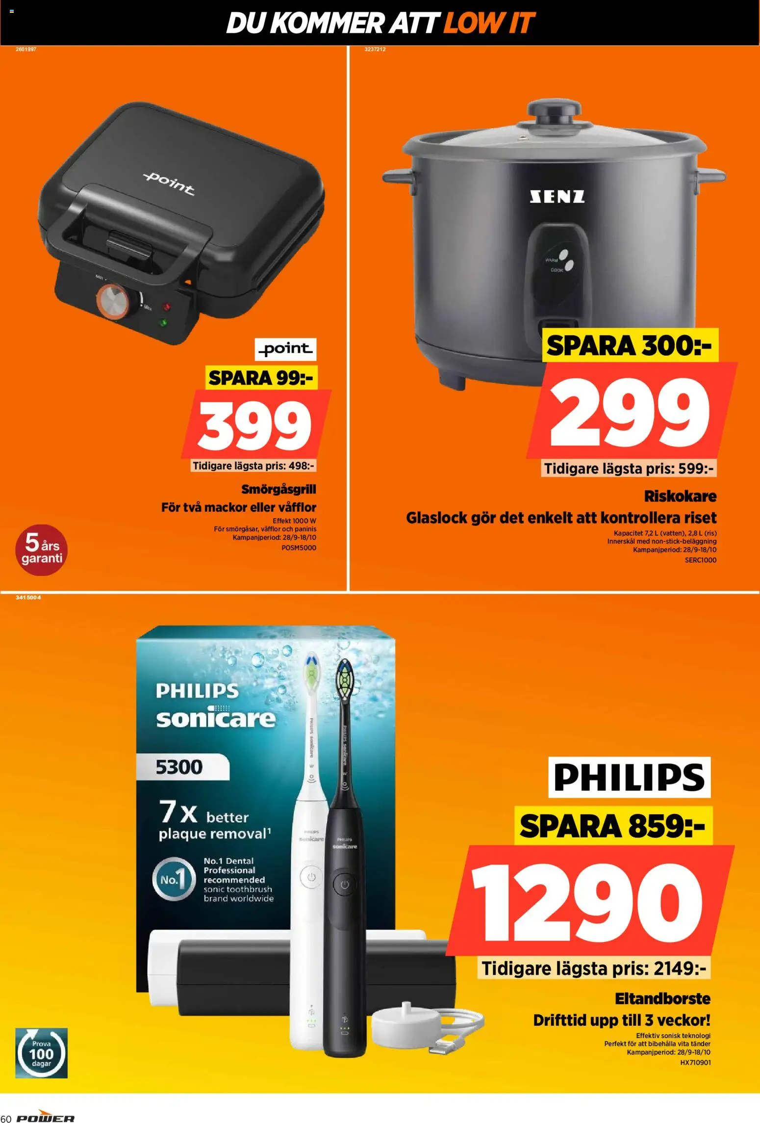 Power erbjudanden Reklamblad in Sverige