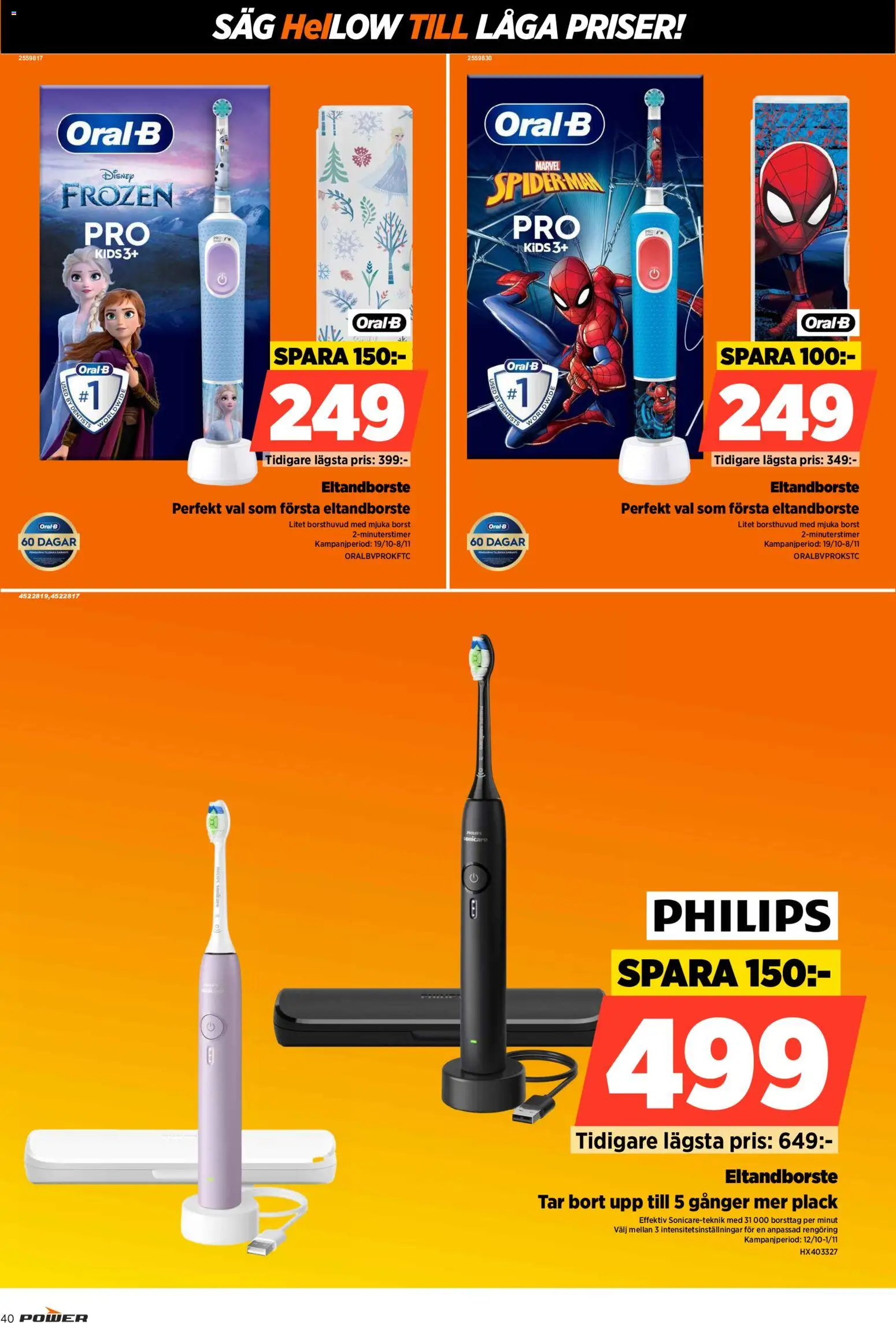 Power erbjudanden Reklamblad in Sverige