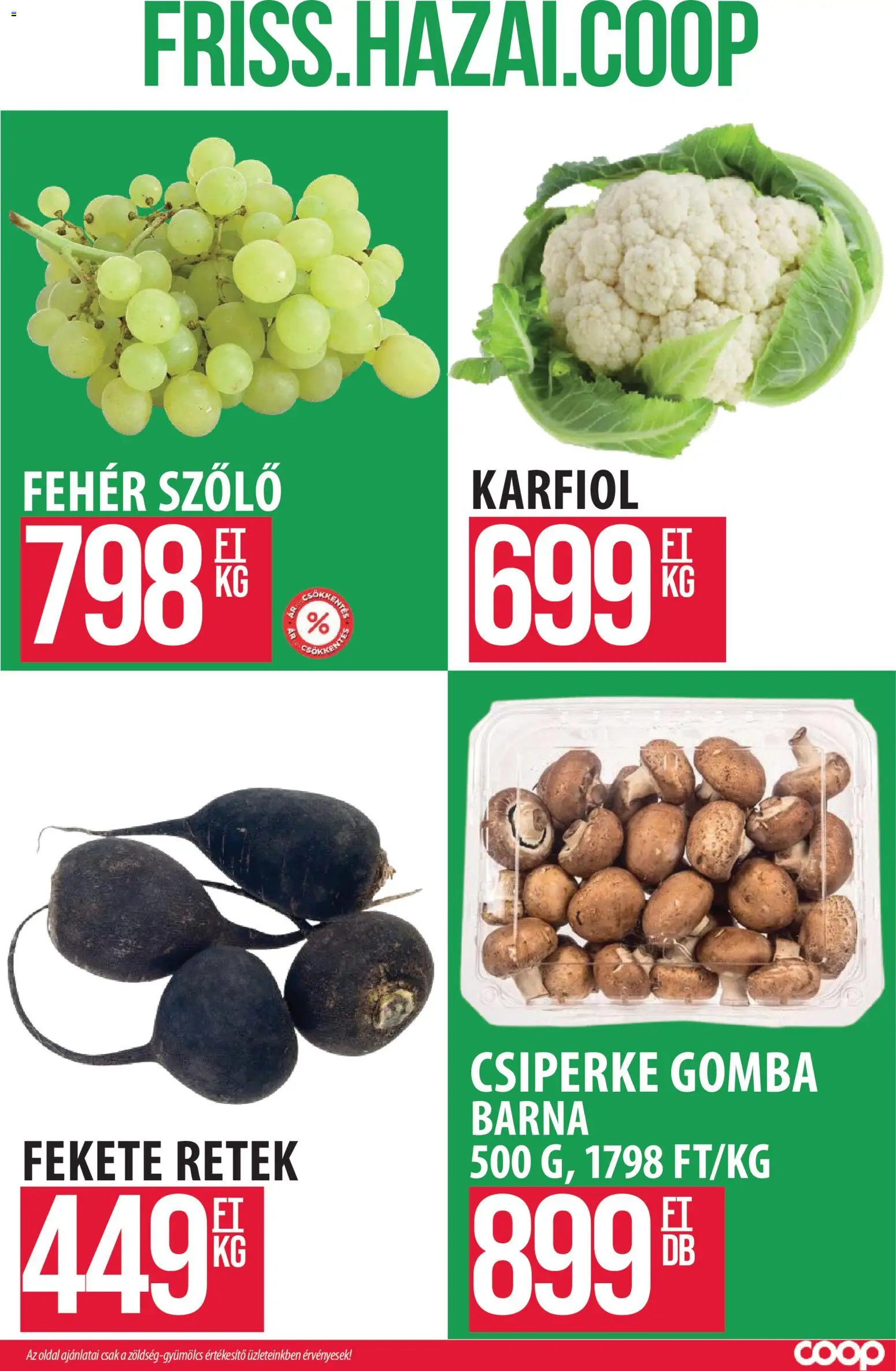 COOP Szolnok akciós újság Akciós újság in Magyarország