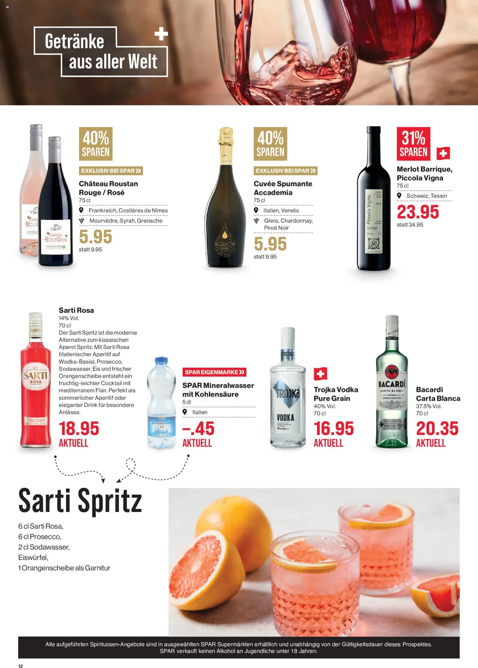 🛍️ SPAR aktionen ab 09.07.2026 » Entdecken Sie exklusive Rabatte und sparen Sie noch heute! 💰 | Schweiz