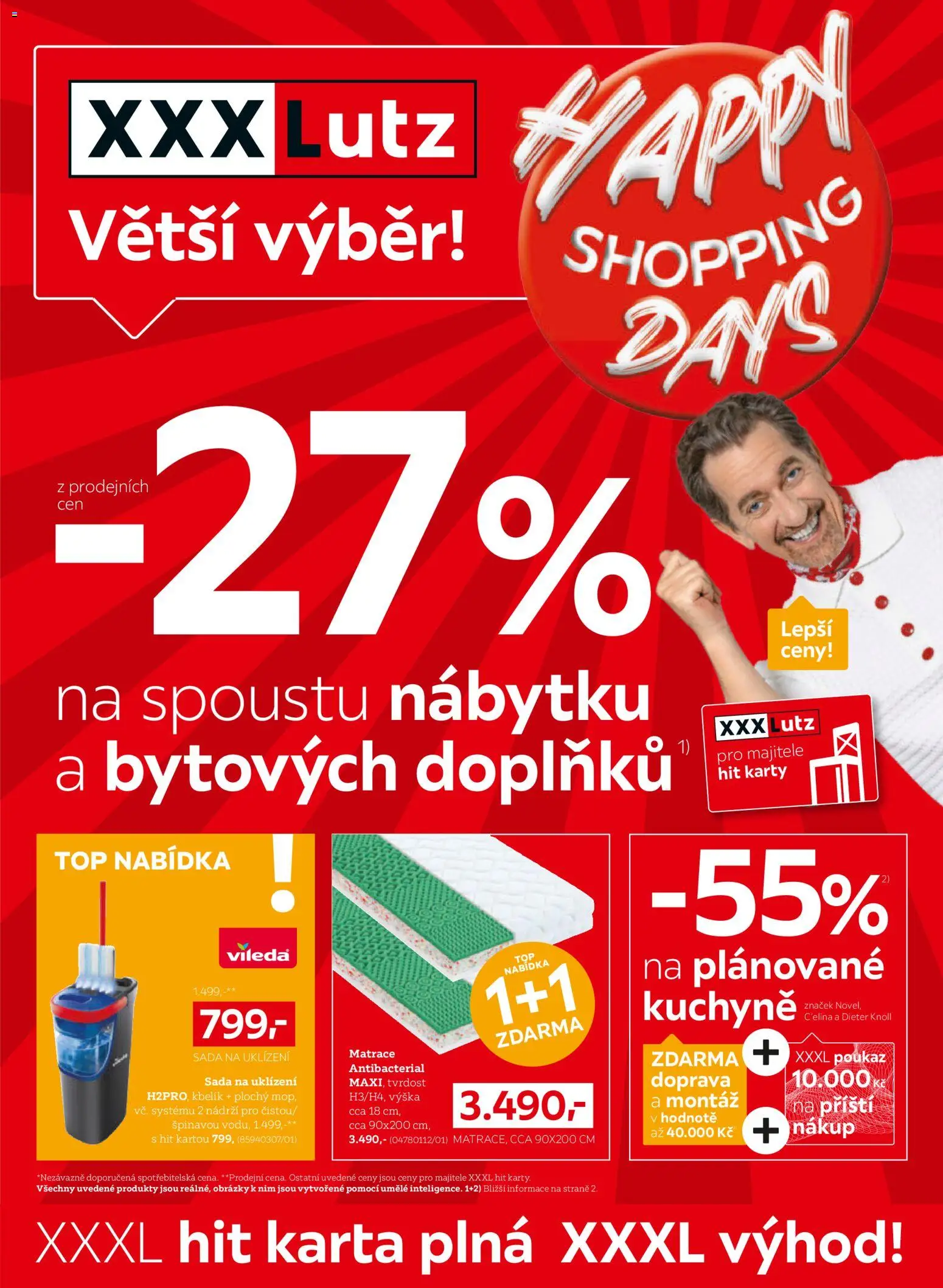 XXXLutz leták Leták in Česko