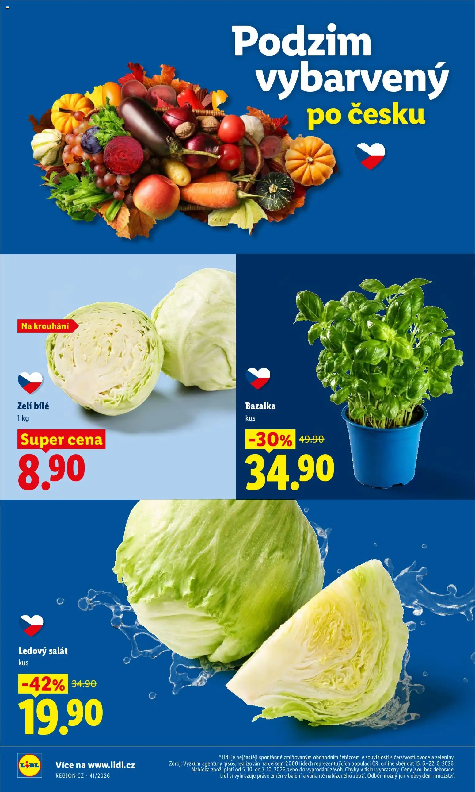 Lidl leták Leták in Česko