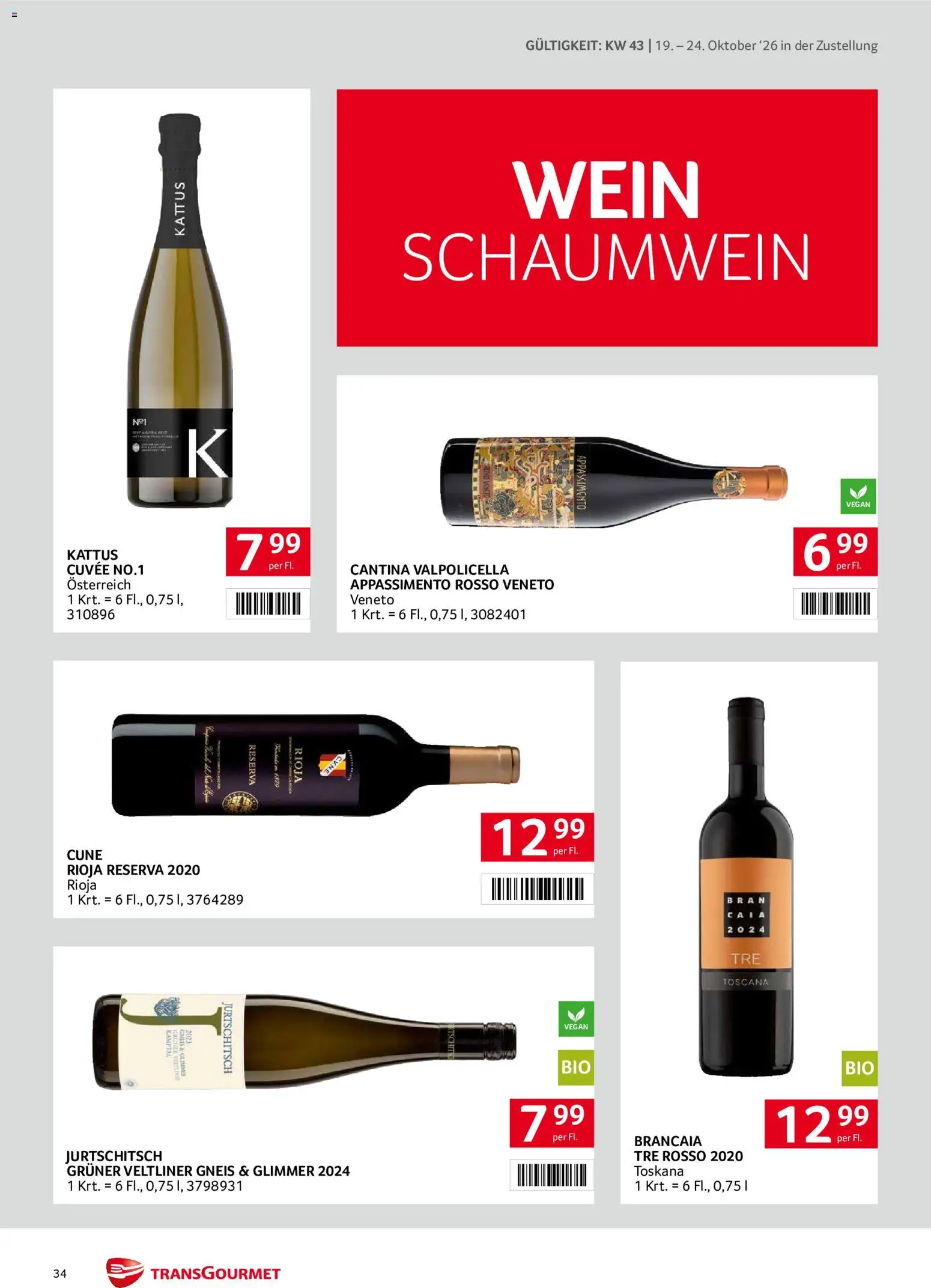 Transgourmet Flugblatt Flugblatt in Österreich
