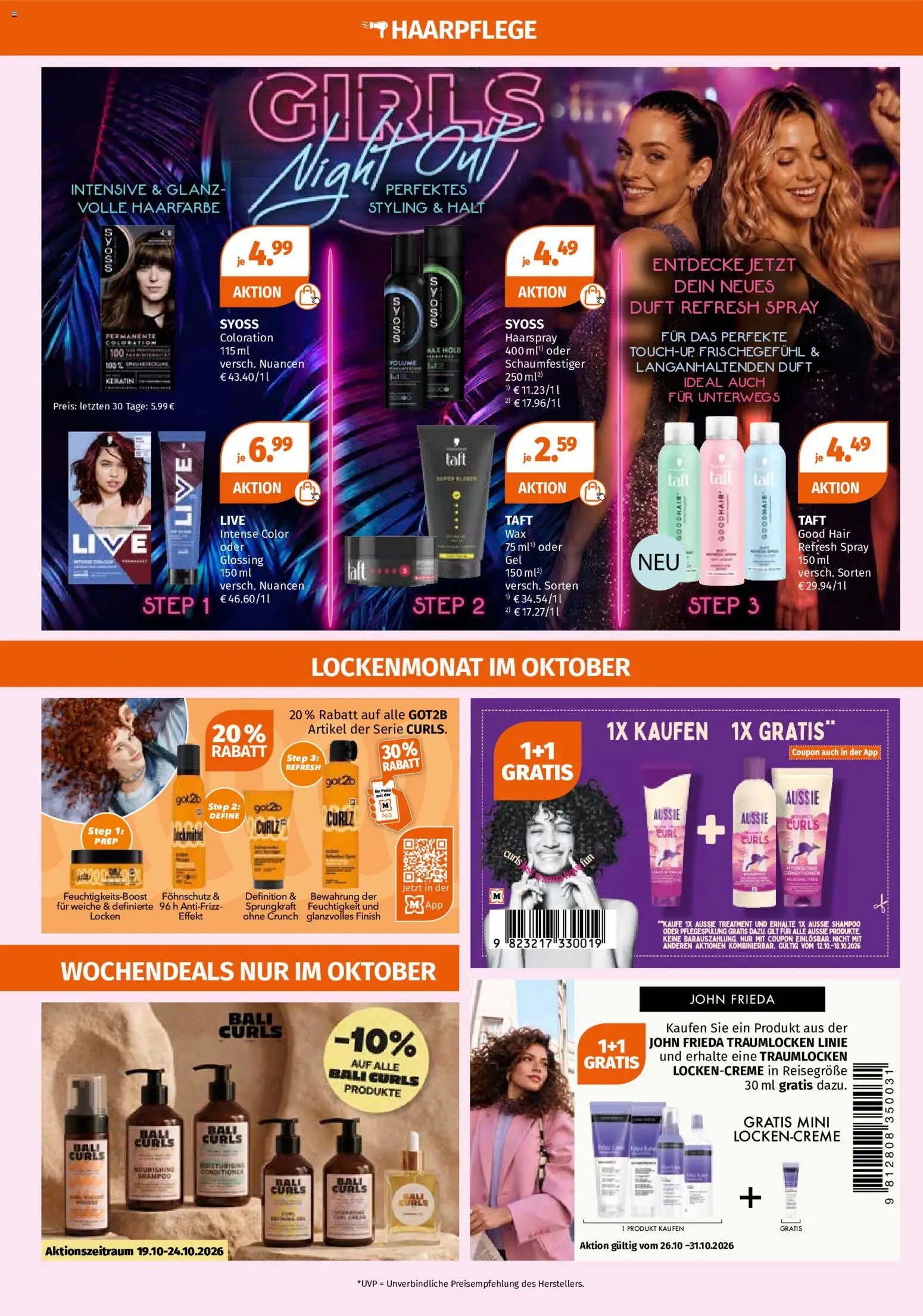 Müller Drogerie-Highlights Prospekt in Deutschland