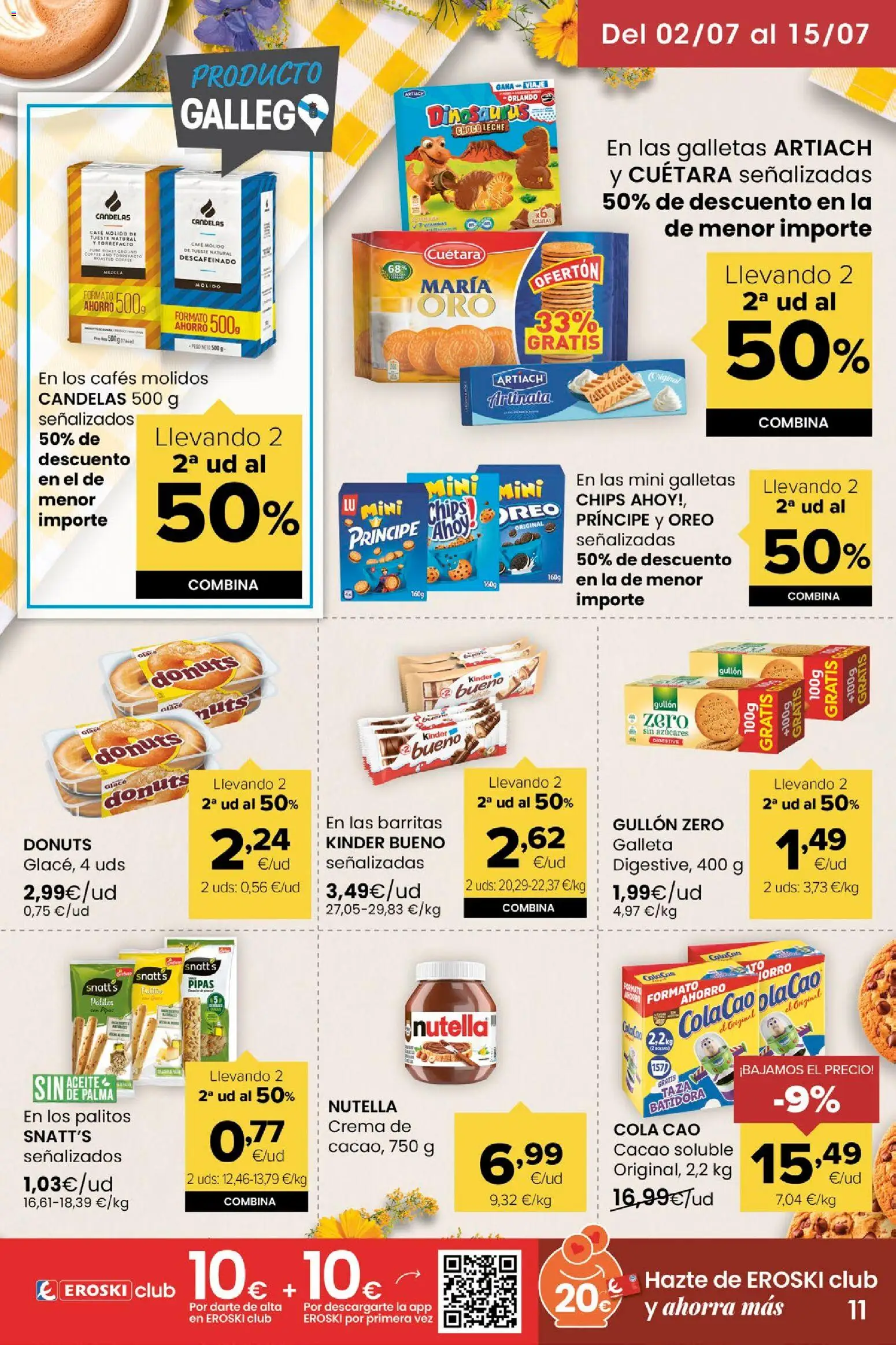 Eroski folleto desde 02/07/2026 | ¿Cómo obtener un descuento limitado? ¡Ahorra hoy mismo! | España