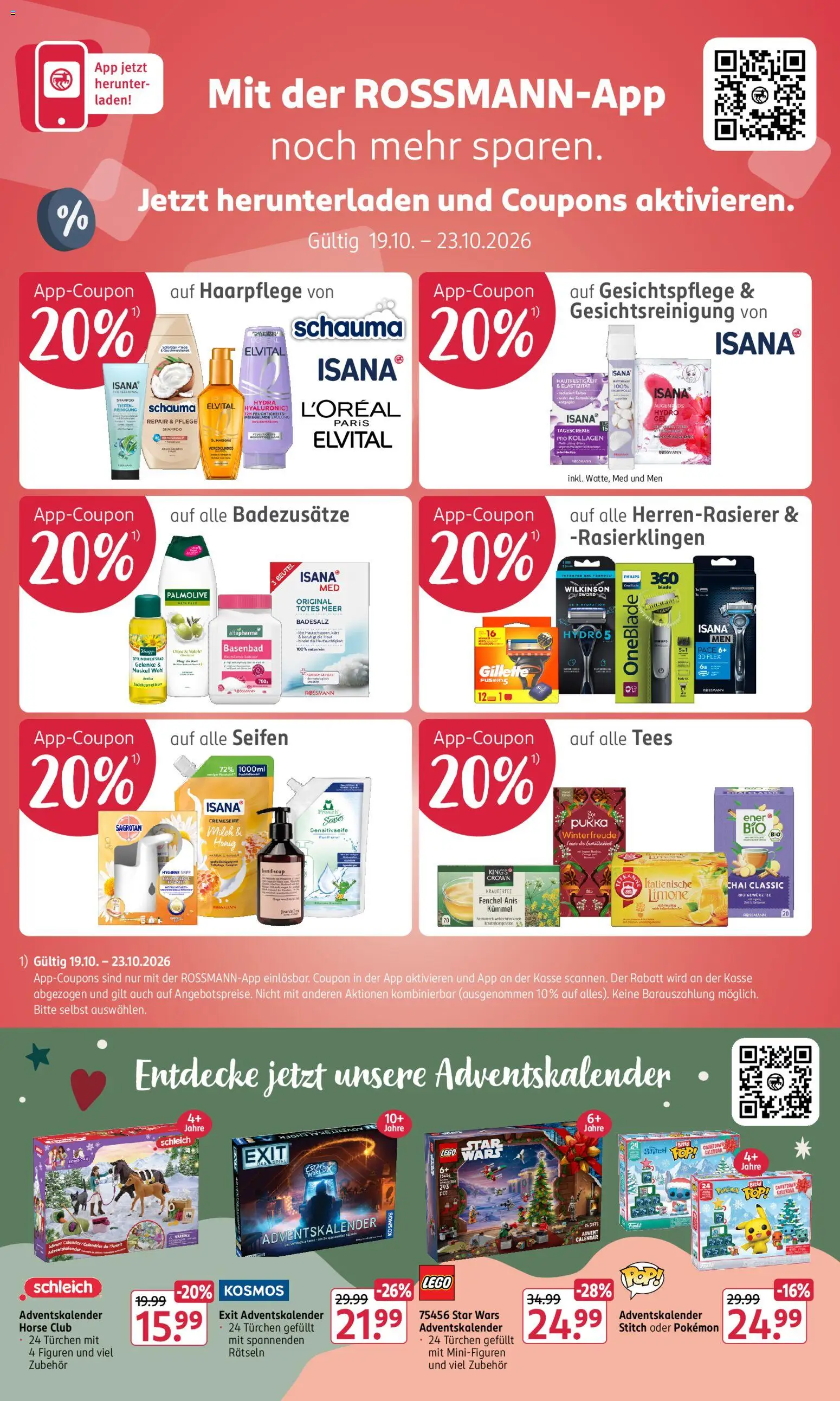 Rossmann Pre Black Week Prospekt in Deutschland