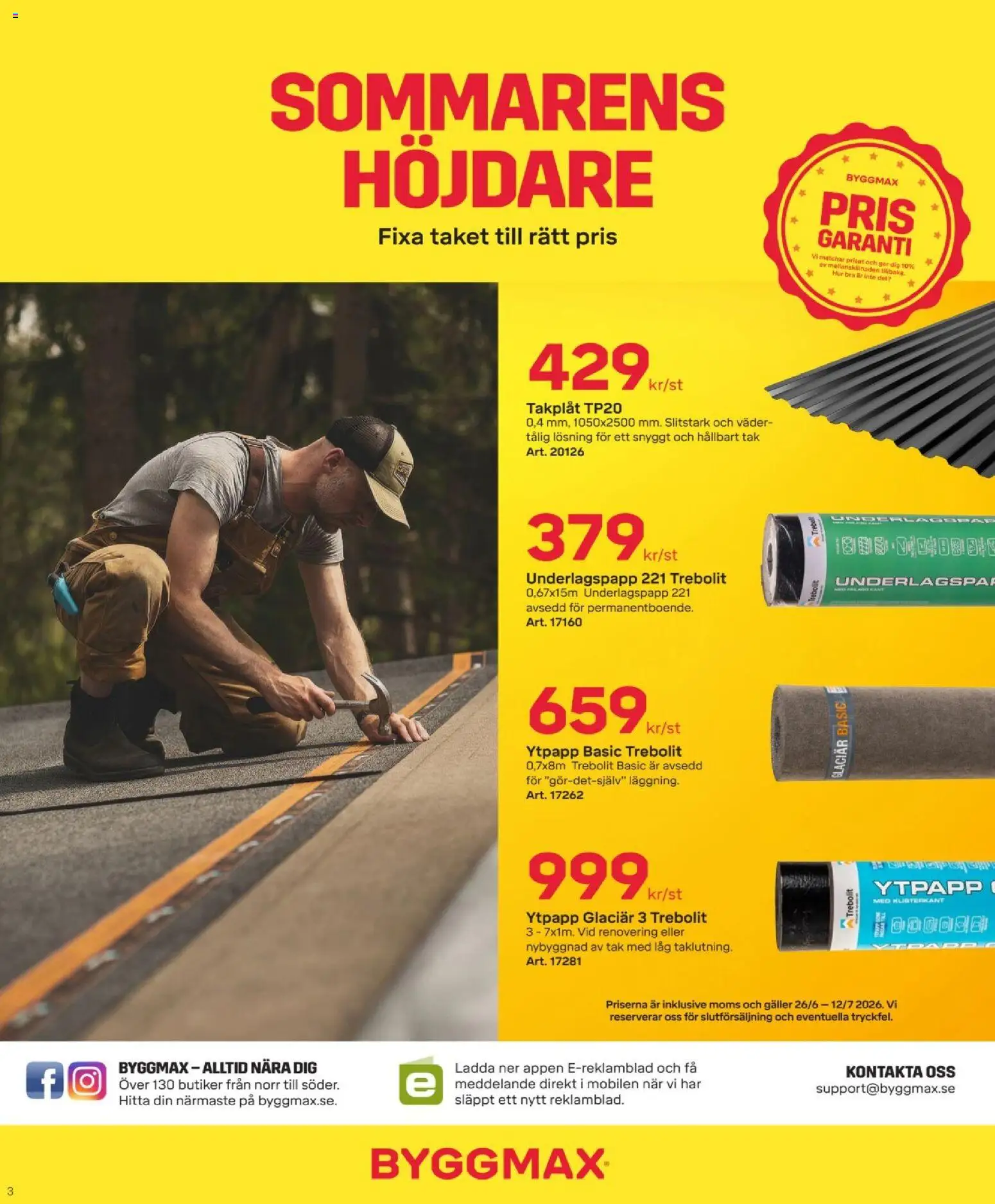 Nuvarande ByggMax erbjudanden från 📣 26/06/2026 - 12/07/2026 📣 | Sverige