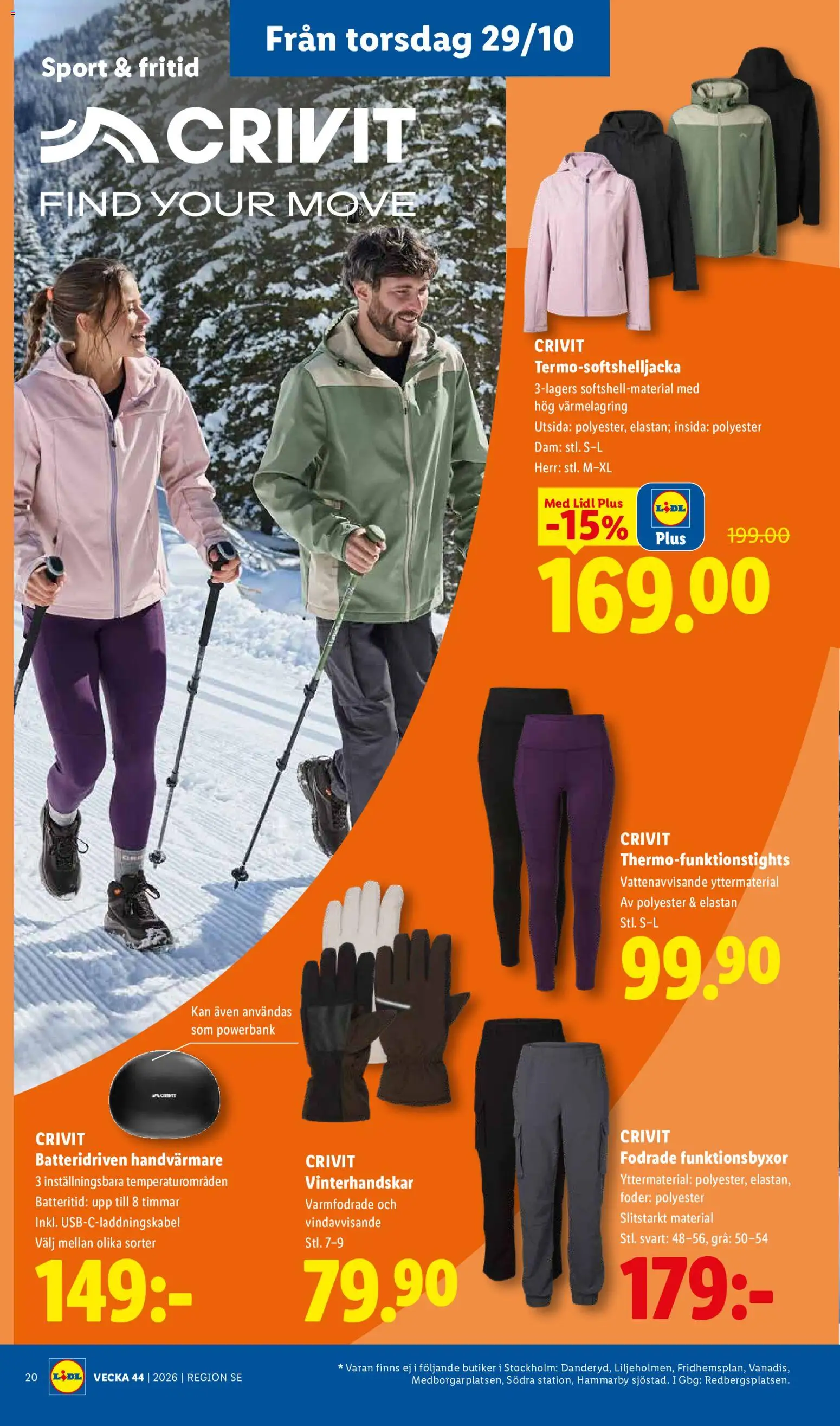 Lidl erbjudanden Reklamblad in Sverige