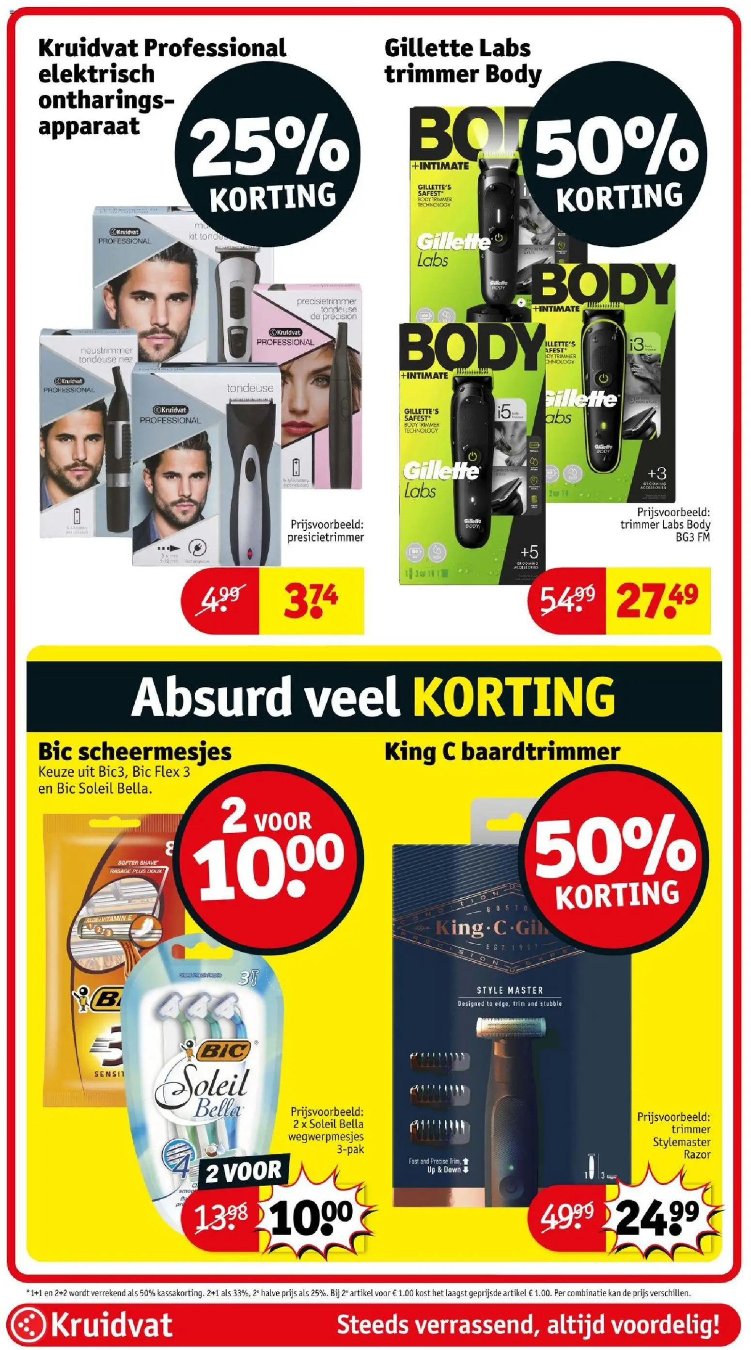 Kruidvat folder Folder in België