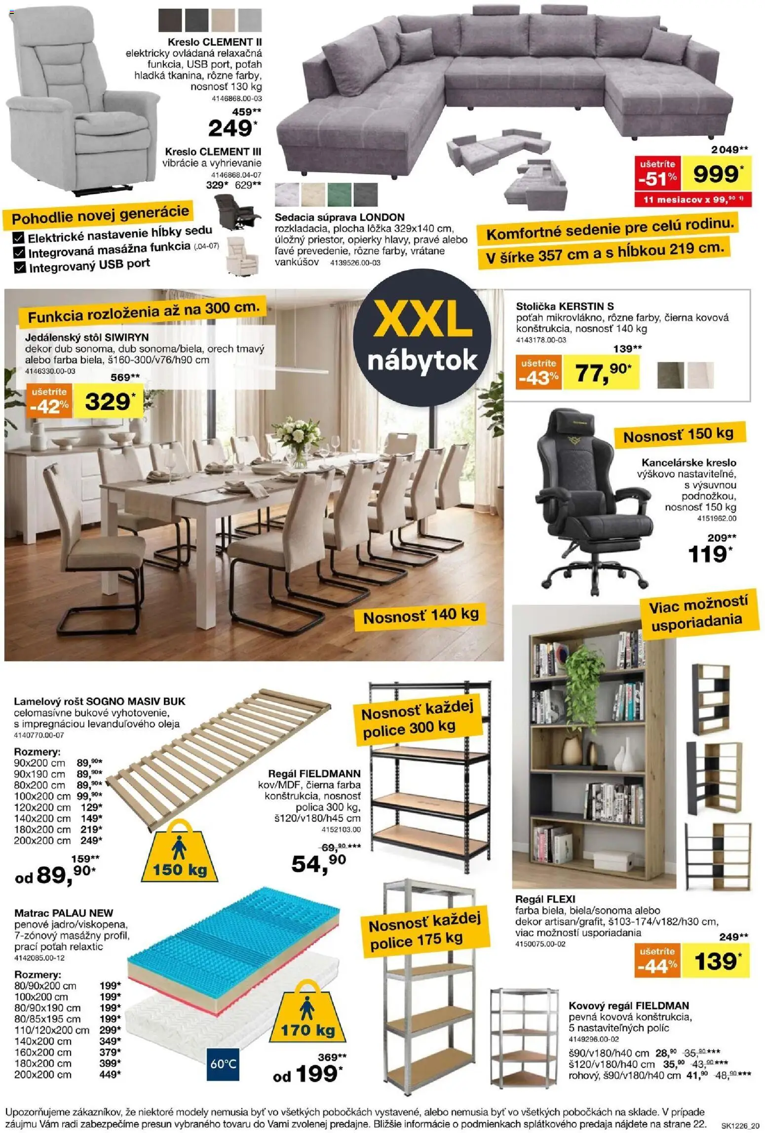 Sconto nábytok leták Leták in Slovensko