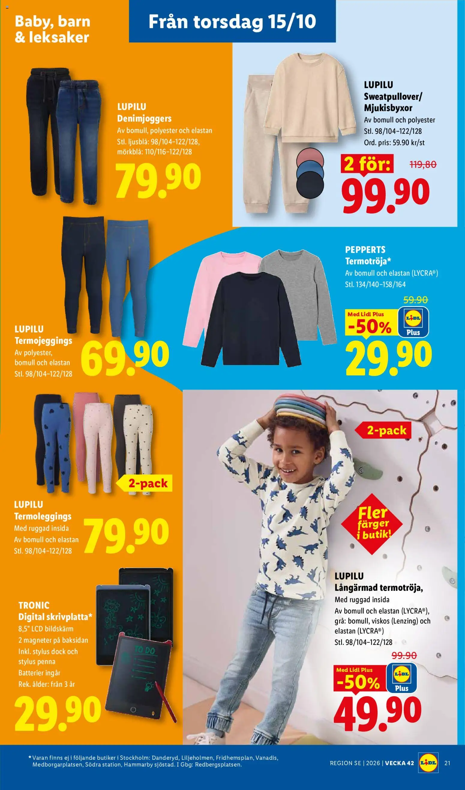 Lidl erbjudanden Reklamblad in Sverige