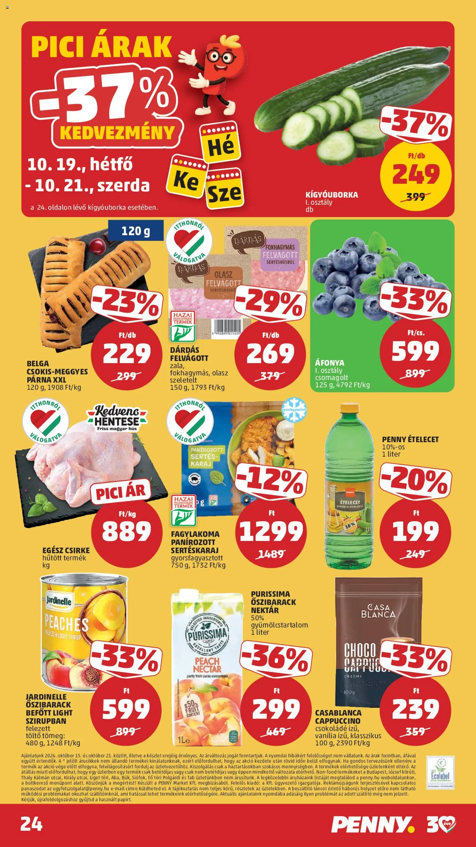 PENNY akciós újság Akciós újság in Magyarország