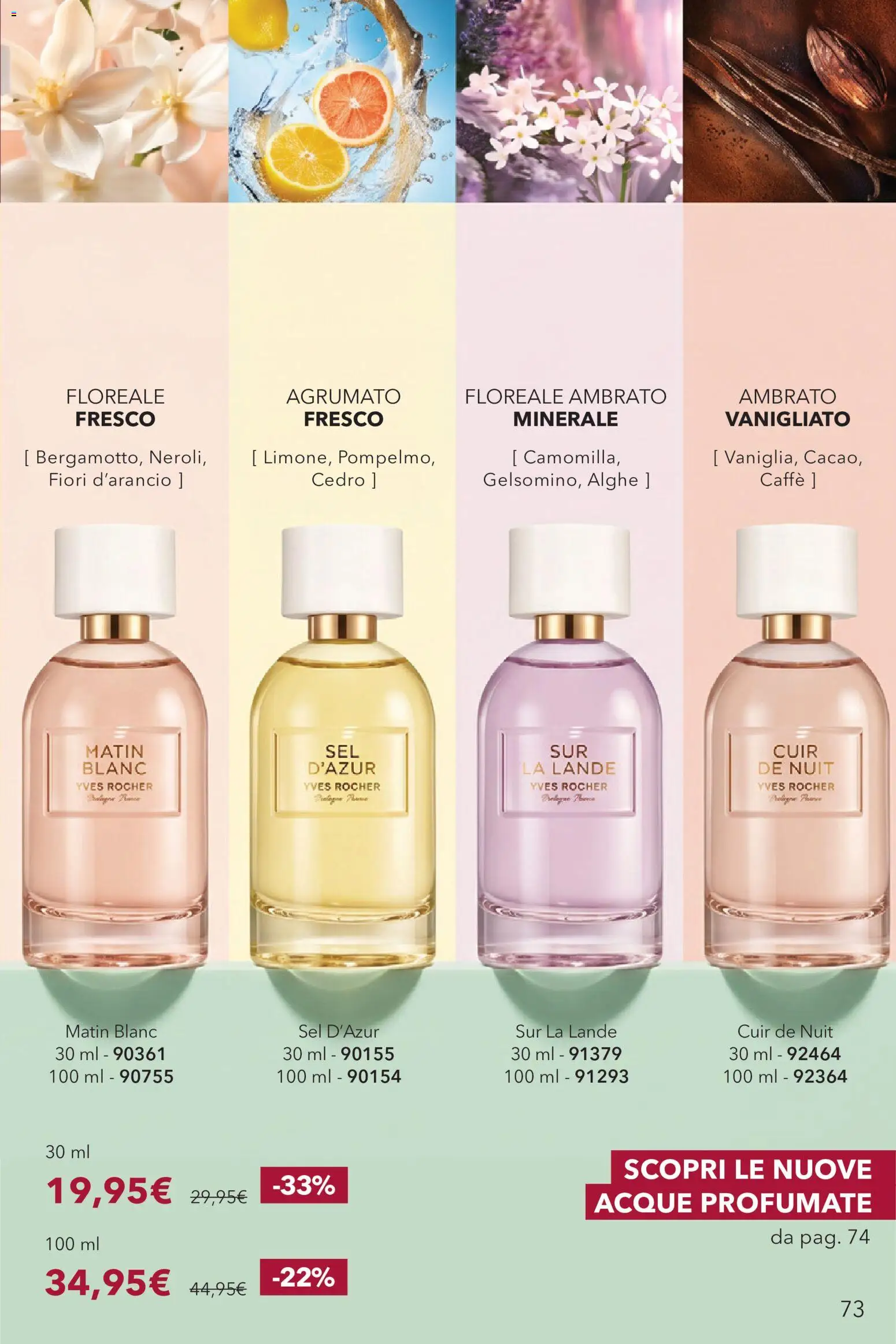 Yves Rocher catalogo 12 Volantino in Italy