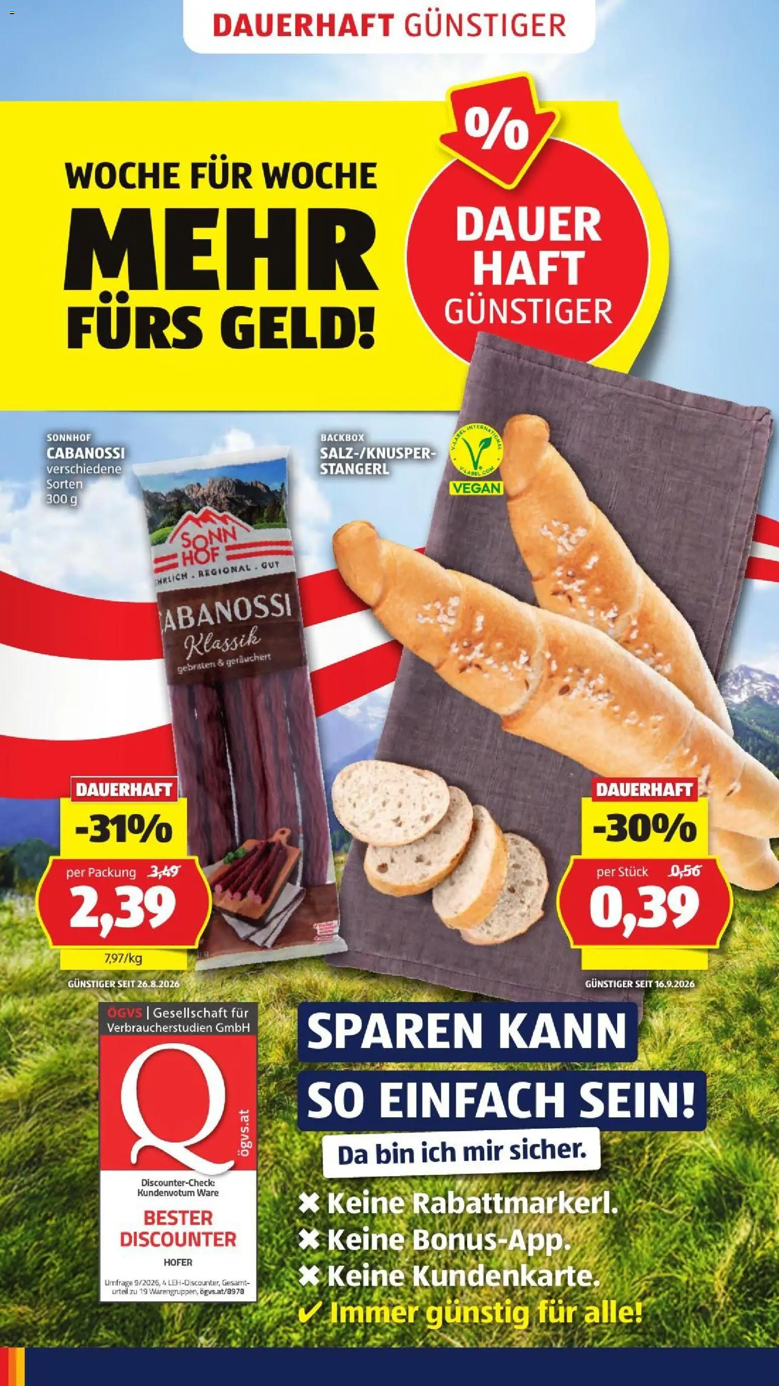Hofer AT akciós újság Akciós újság in Magyarország