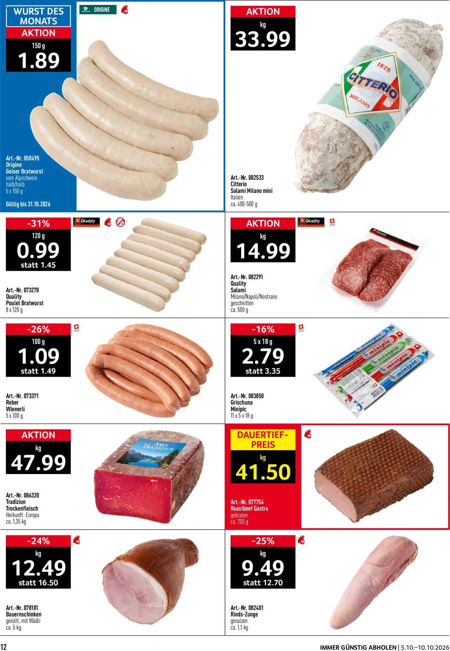 Prodega aktionen Prospekt in Schweiz