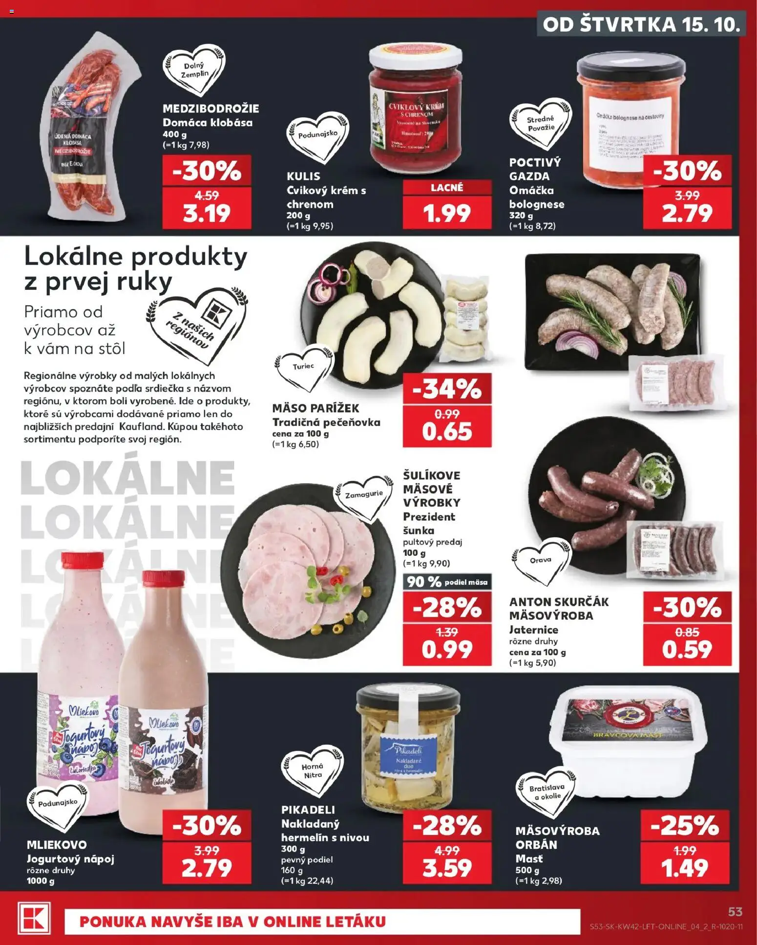 Kaufland leták Leták in Slovensko