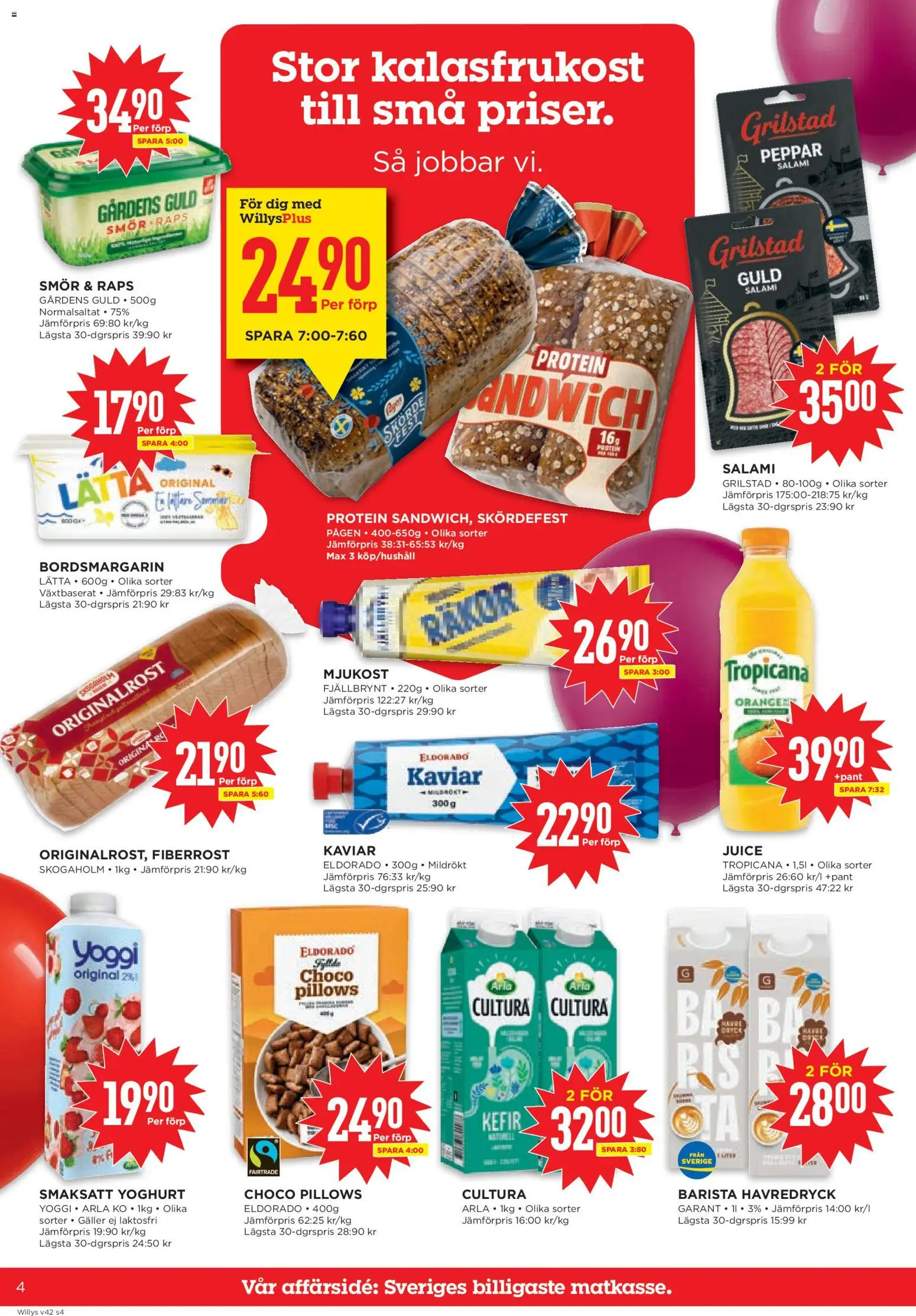 Willys erbjudanden Reklamblad in Sverige