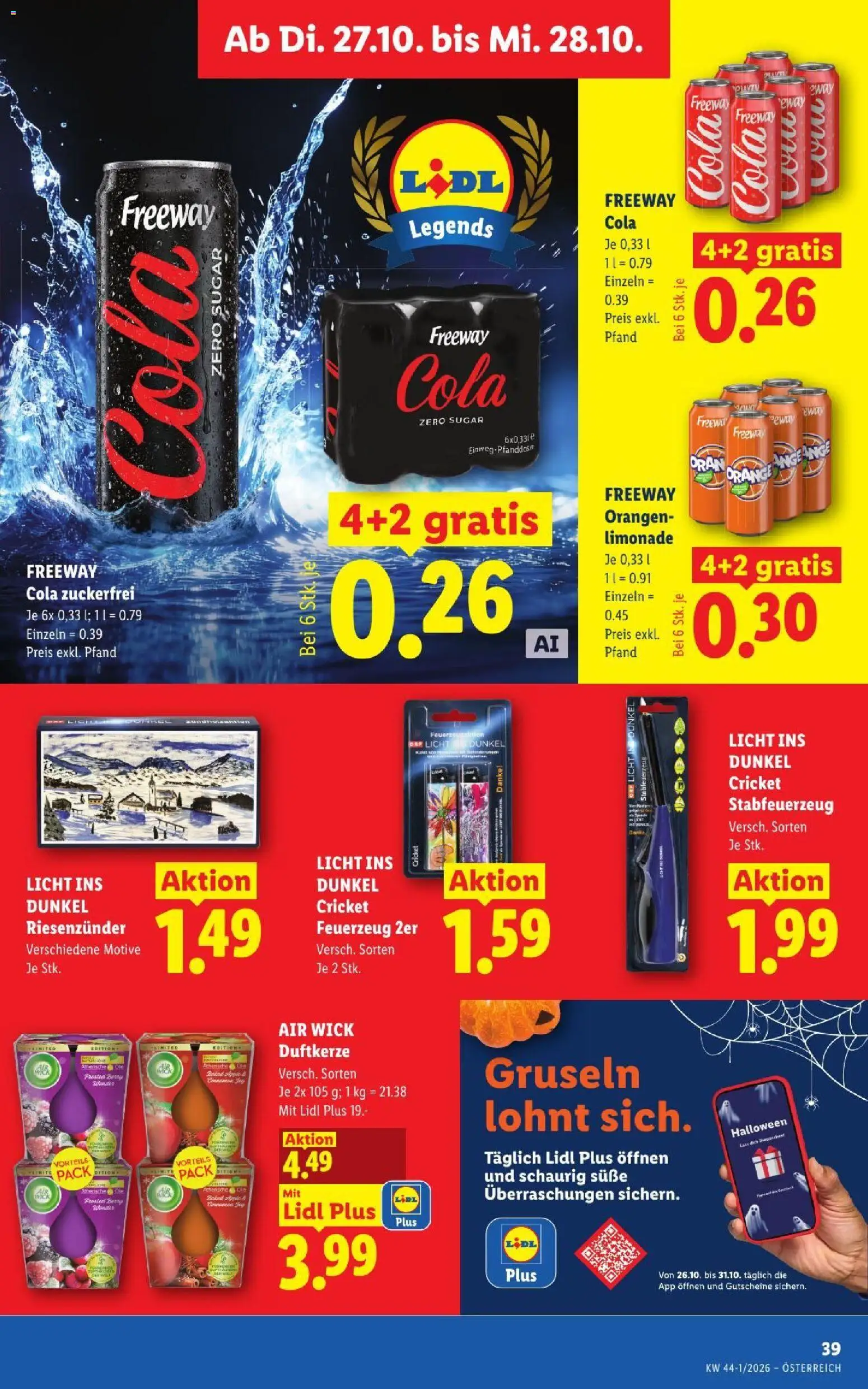Lidl Flugblatt Flugblatt in Österreich