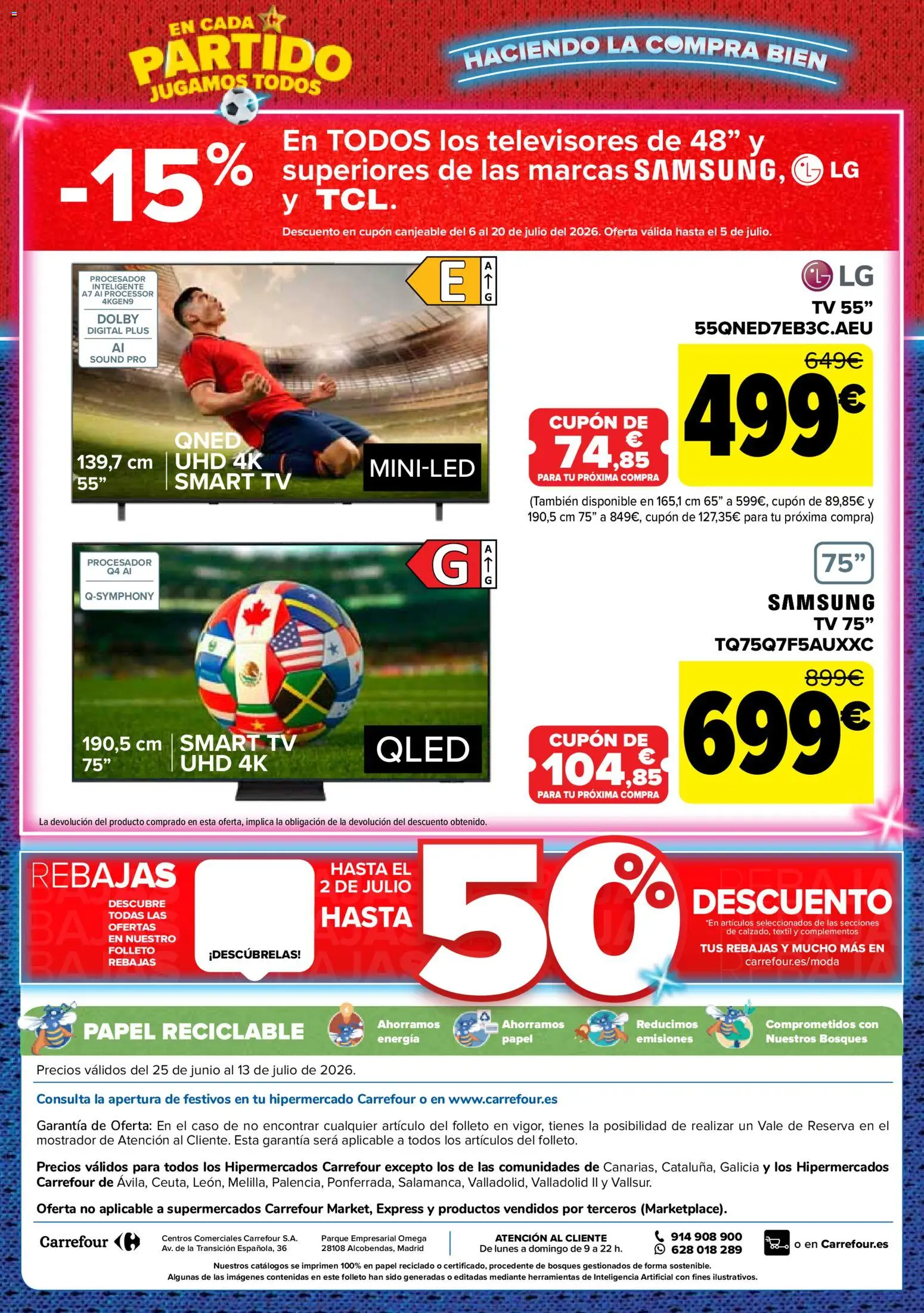 Carrefour folleto desde 25/06/2026 | ¿Cómo obtener un descuento limitado? ¡Ahorra hoy mismo! | España