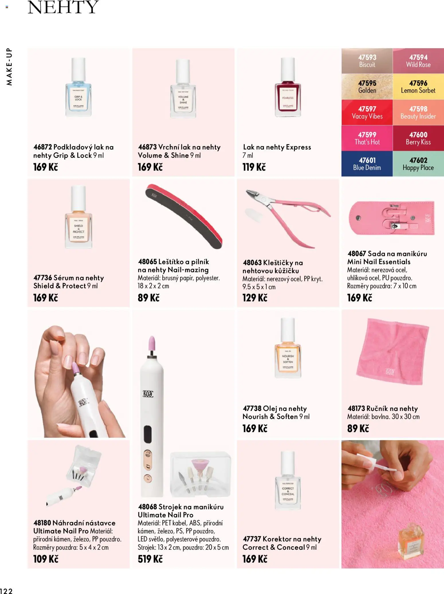 Oriflame katalog Novage+ Proceuticals Leták in Česko