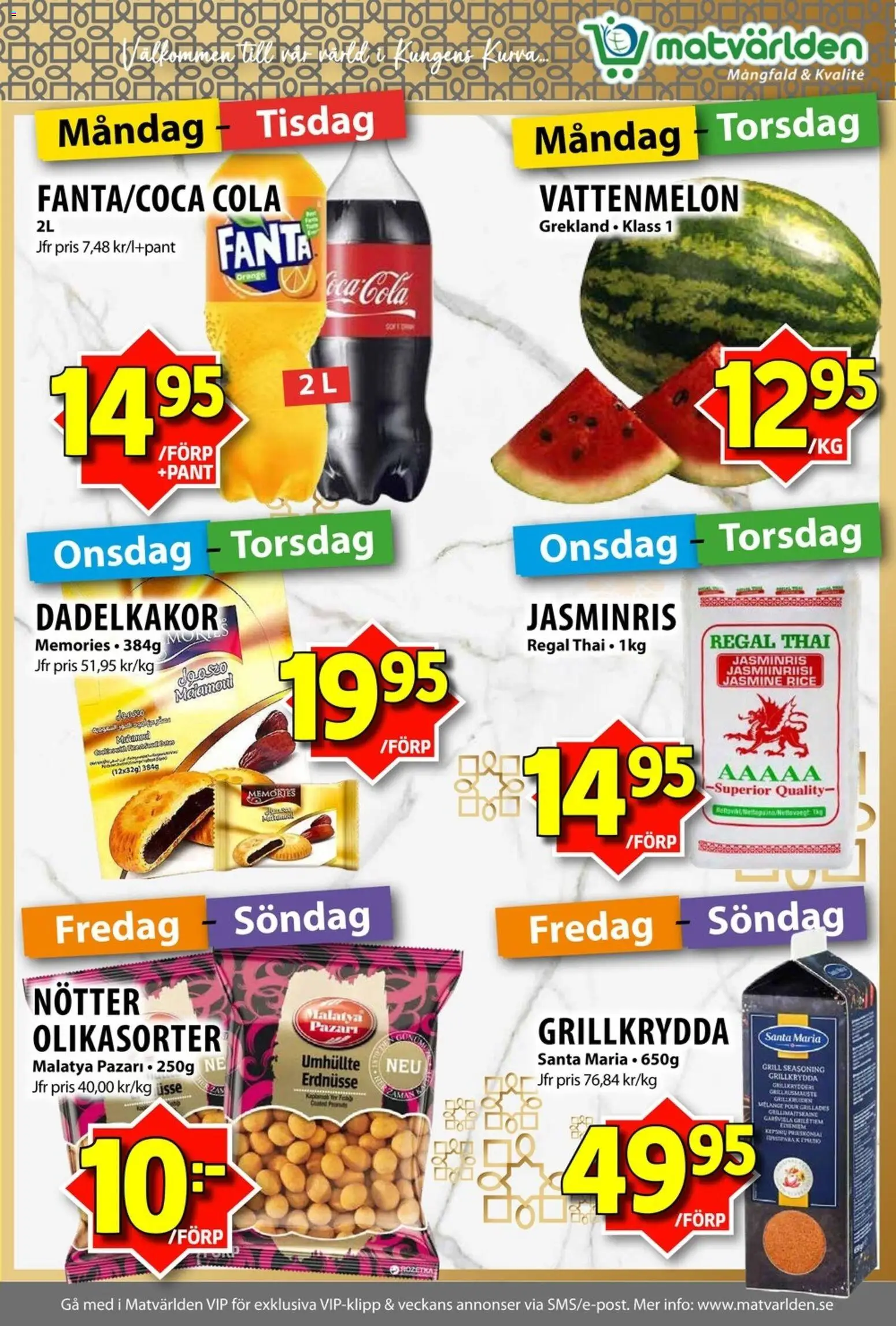 Nuvarande Matvärlden erbjudanden från 📣 06/07/2026 - 12/07/2026 📣 | Sverige
