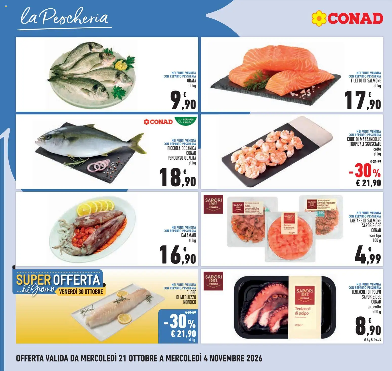 Conad volantino Volantino in Italy