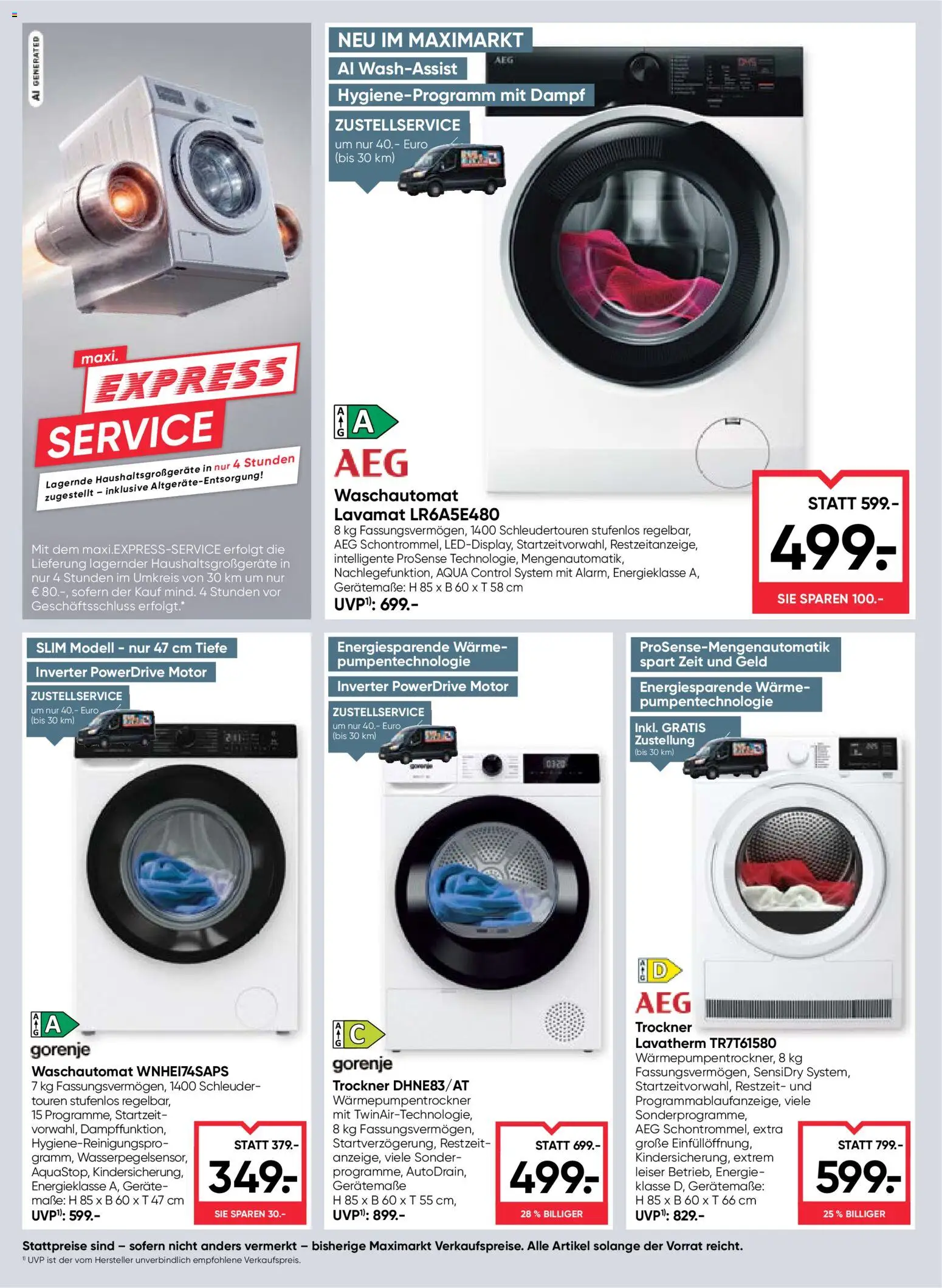 Maximarkt Flugblatt Flugblatt in Österreich