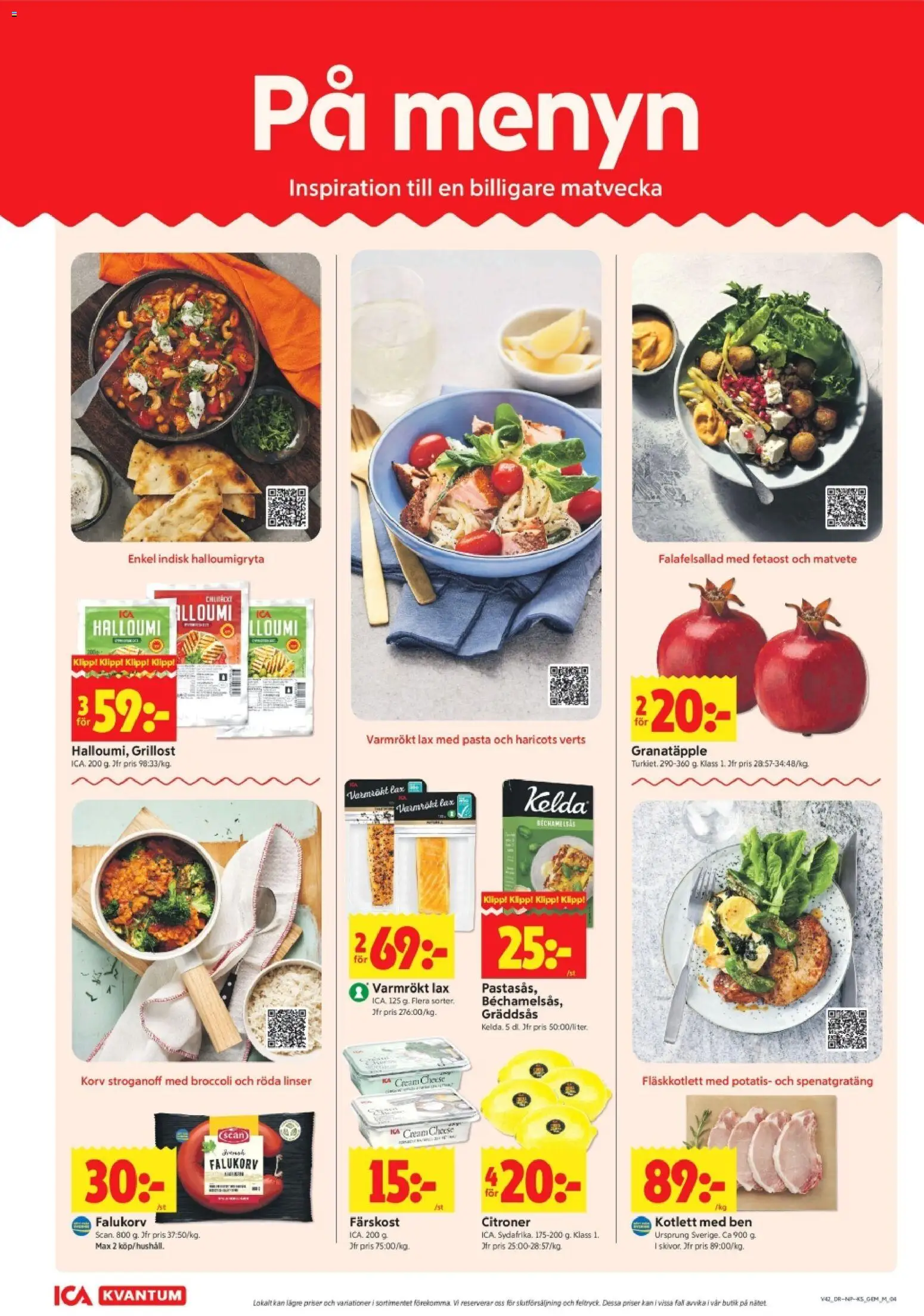 ICA Kvantum erbjudanden Reklamblad in Sverige