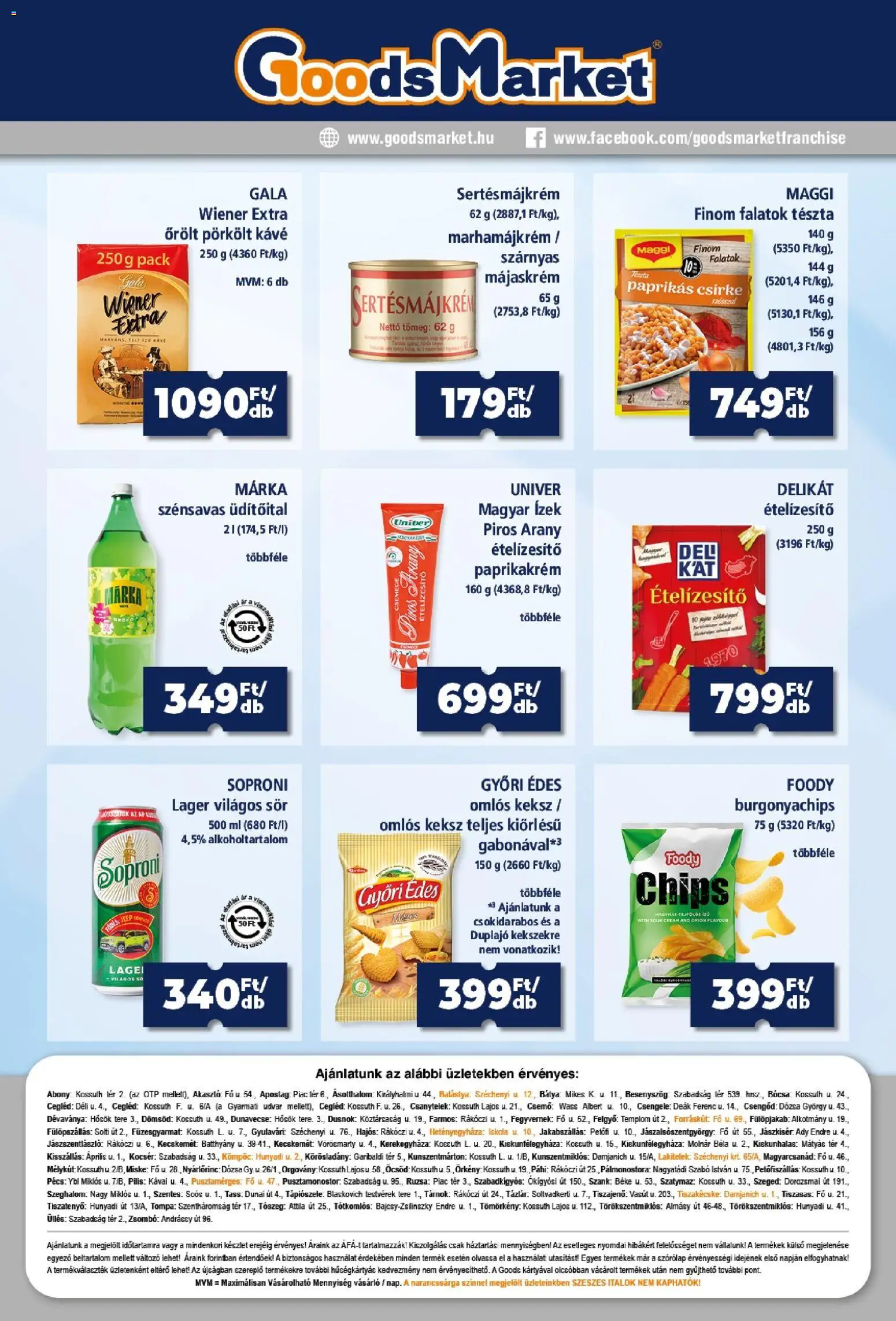 Goods Market Akciós Újság 2026.07.02.-tól/töl - fantasztikus ajánlatokat! 🛍️ | Magyarország