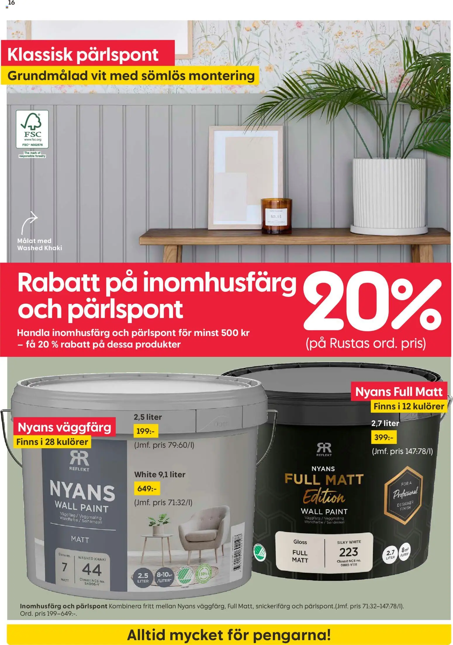 Rusta erbjudanden Reklamblad in Sverige