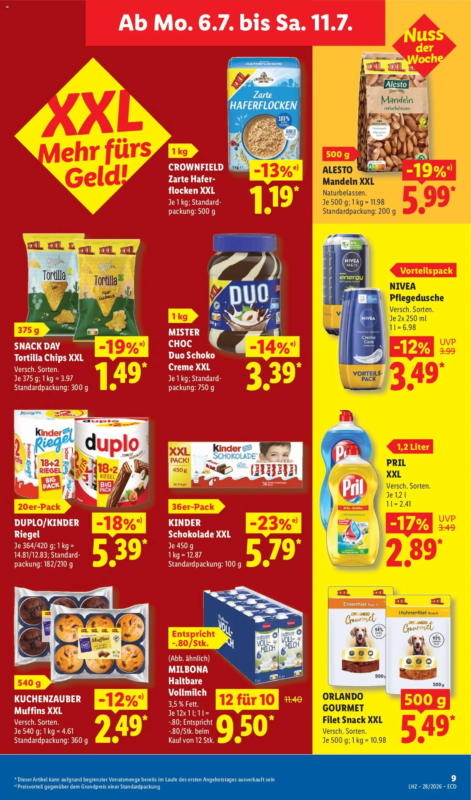 Lidl Prospekt | 06.07.2026 | Wie erhält man einen begrenzten Rabatt? | Deutschland