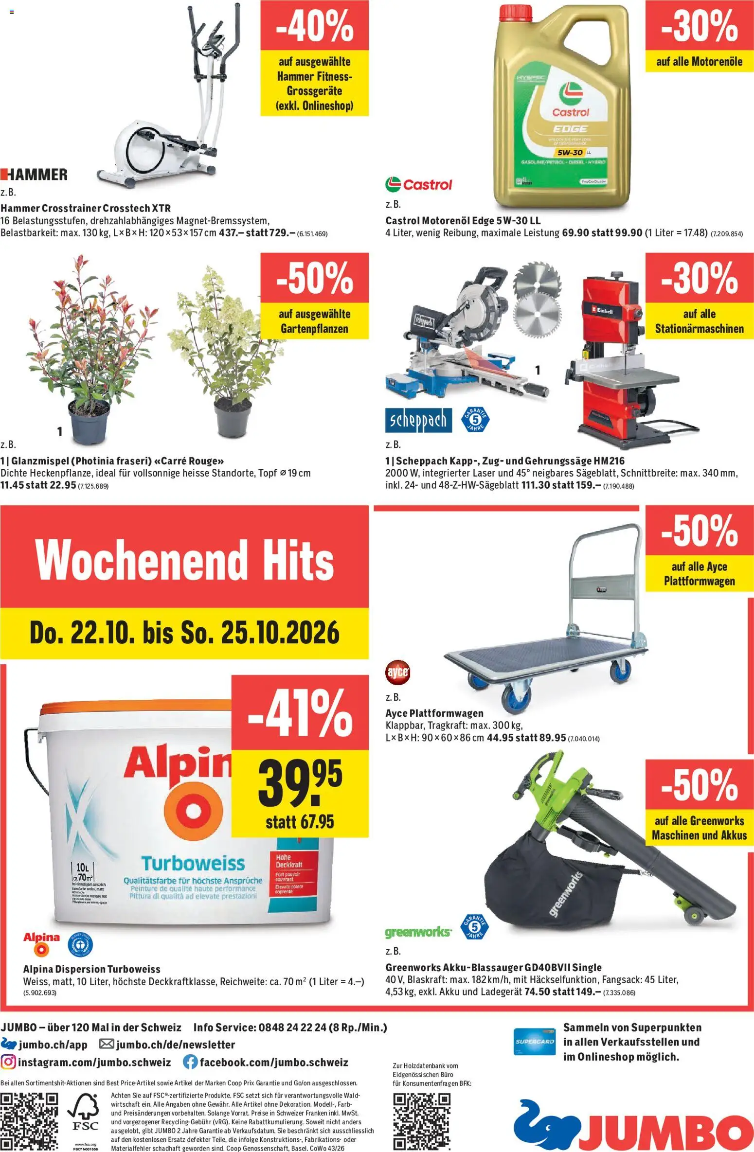Jumbo aktionen Prospekt in Schweiz
