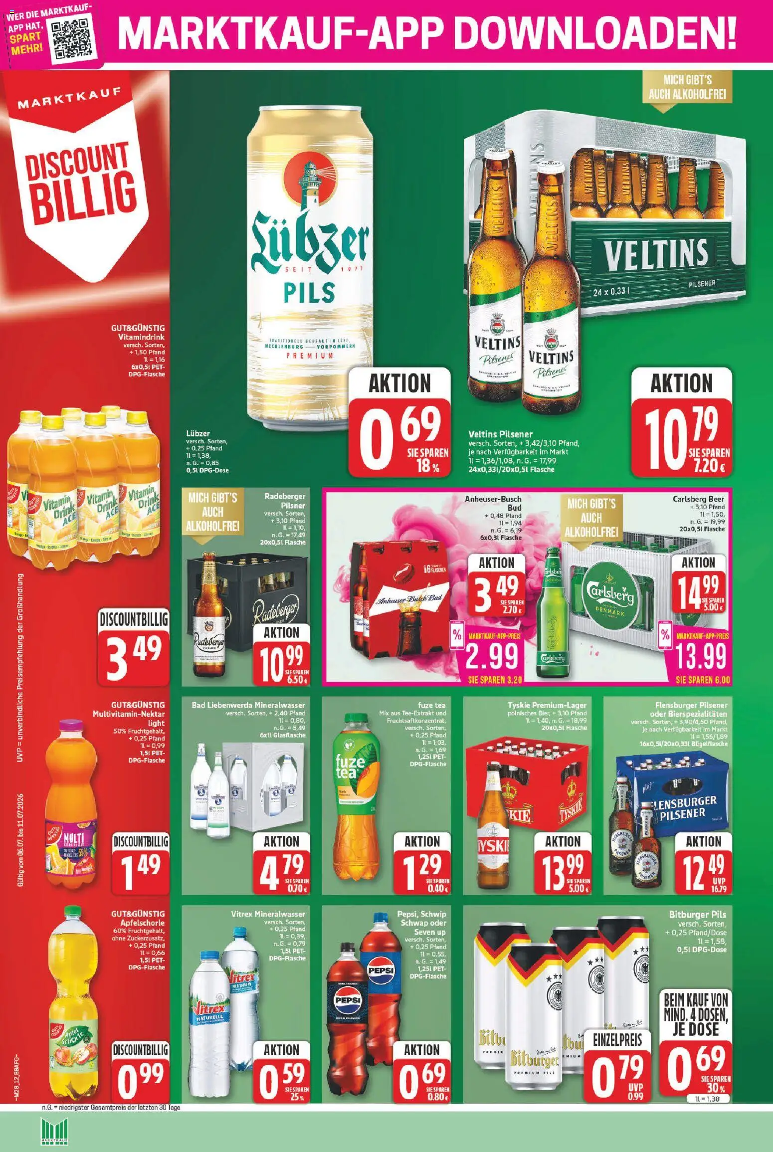 Marktkauf Prospekt | 06.07.2026 | Wie erhält man einen begrenzten Rabatt? | Deutschland