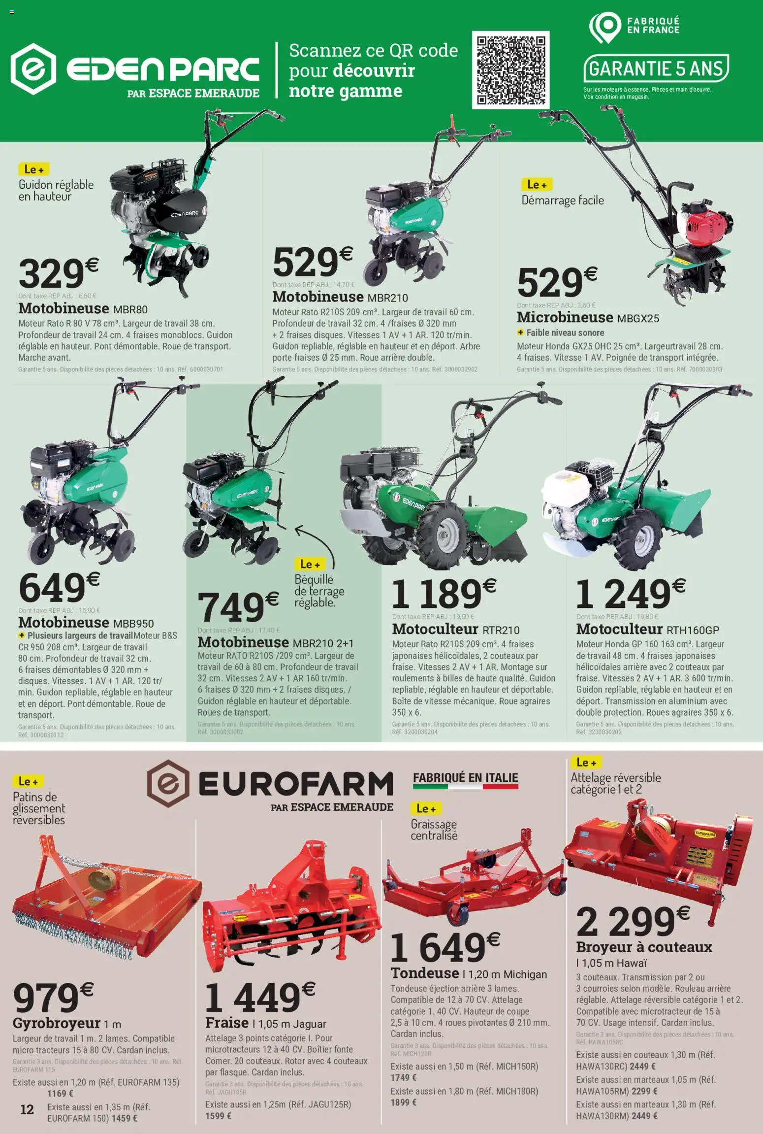 Espace Emeraude catalogue Catalogue in France