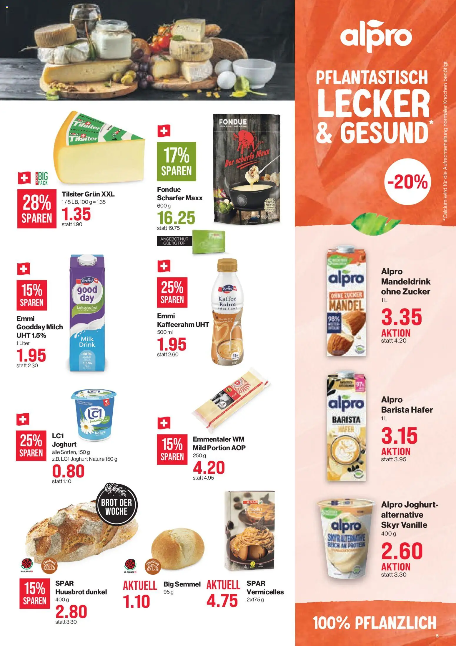 SPAR aktionen Prospekt in Schweiz