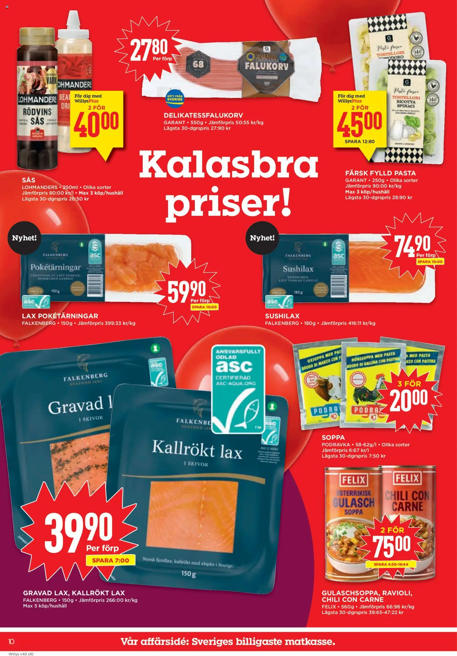 Willys erbjudanden Reklamblad in Sverige