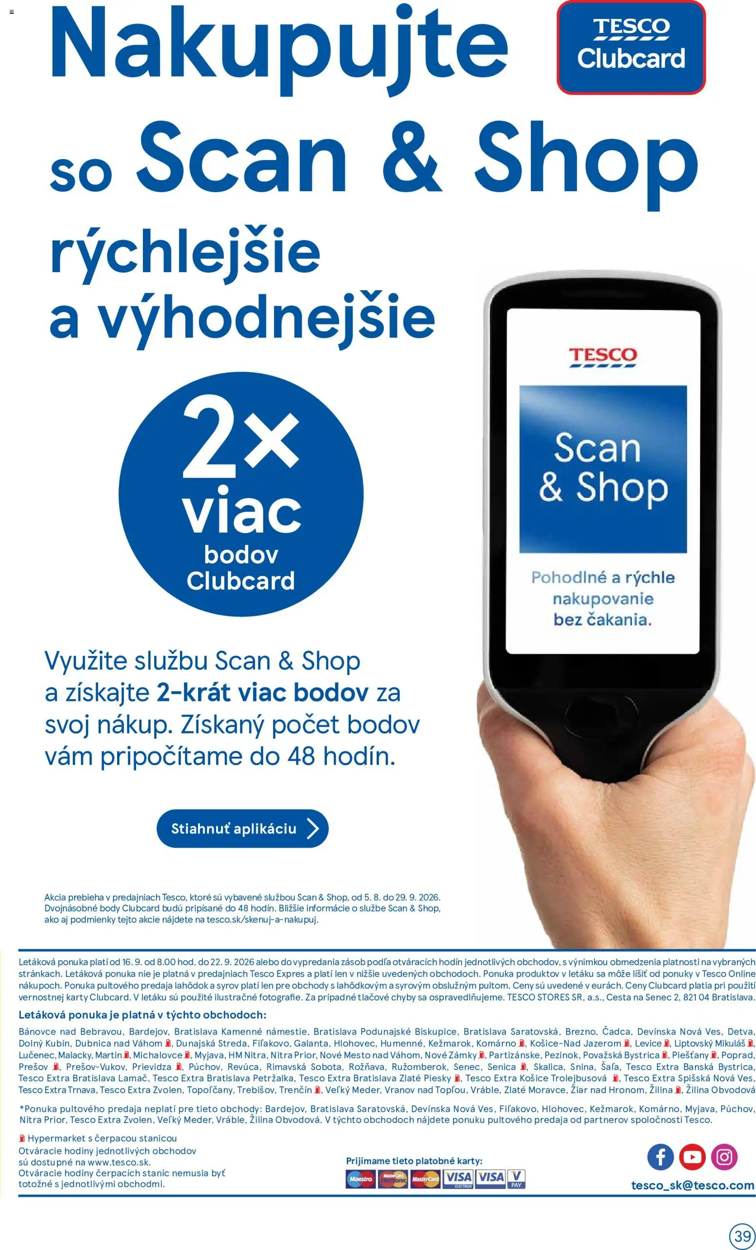 Tesco Hypermarket - leták Leták in Slovensko