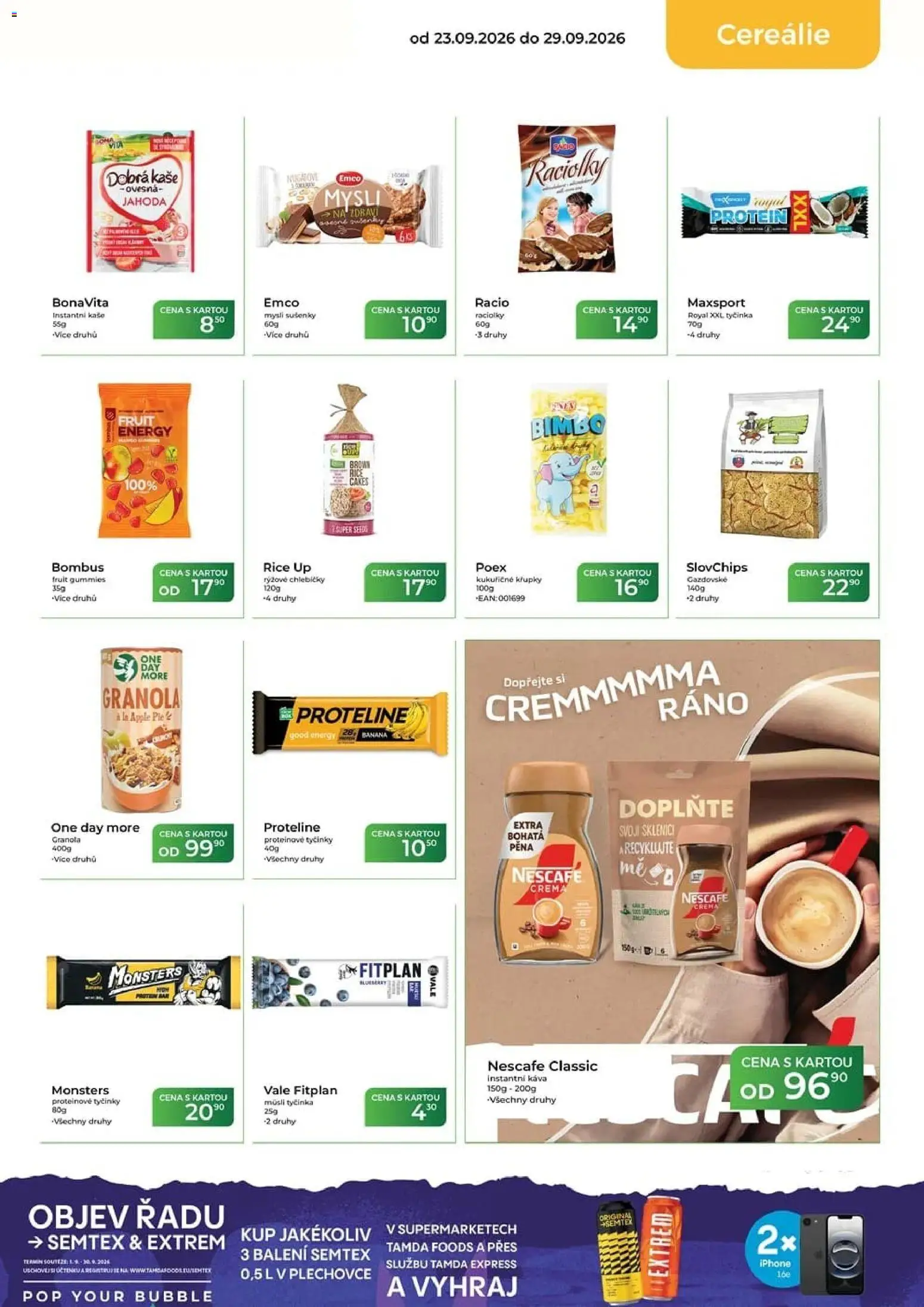 Tamda Foods leták Leták in Česko