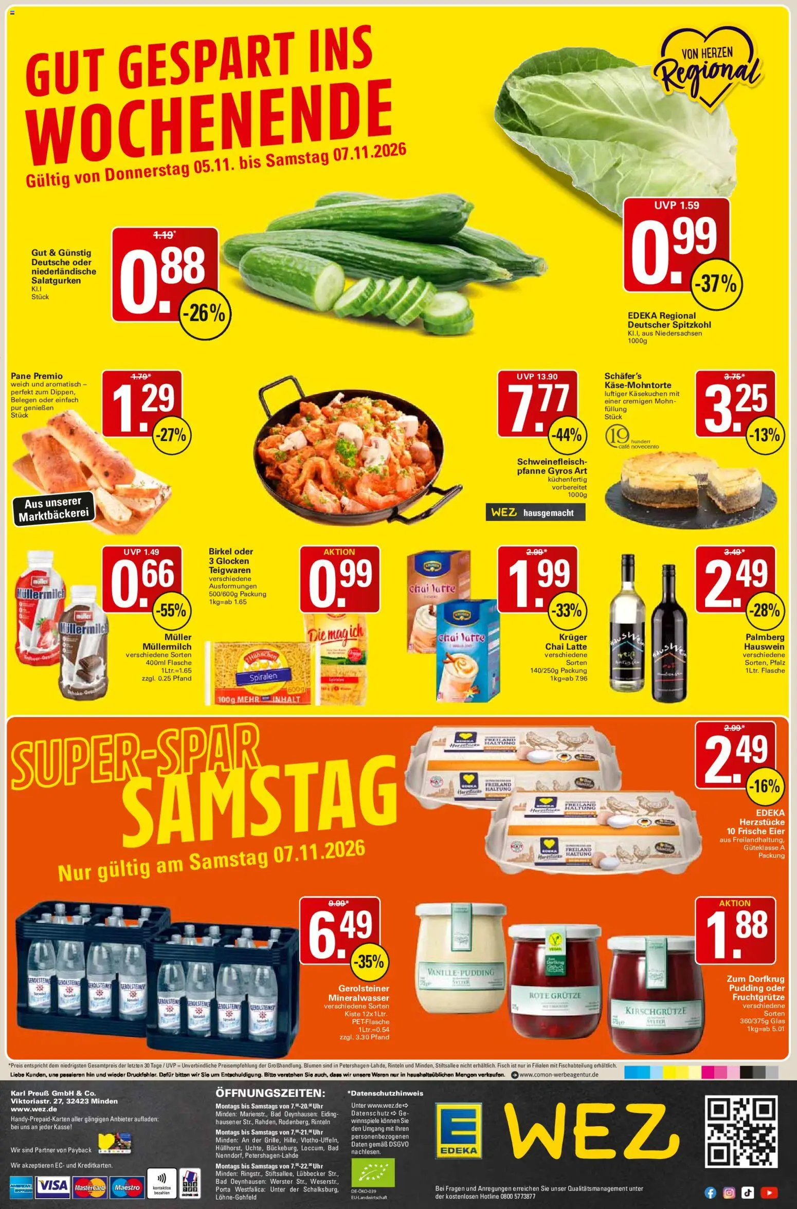 WEZ Prospekt Prospekt in Deutschland