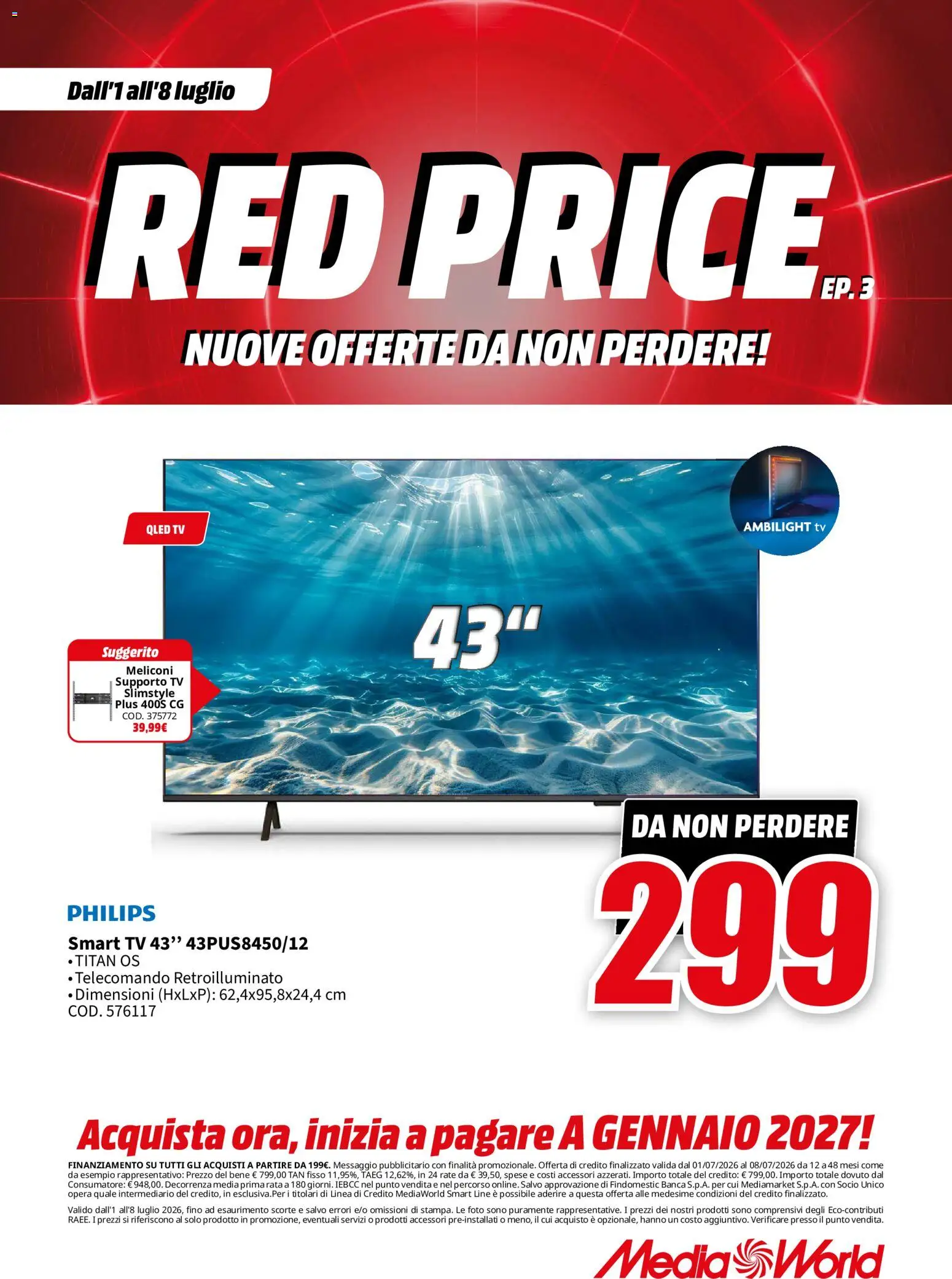 📣 Volantino Media World dal 📅 01/07/2026 - Scopri le offerte ora!🔥 | Italy