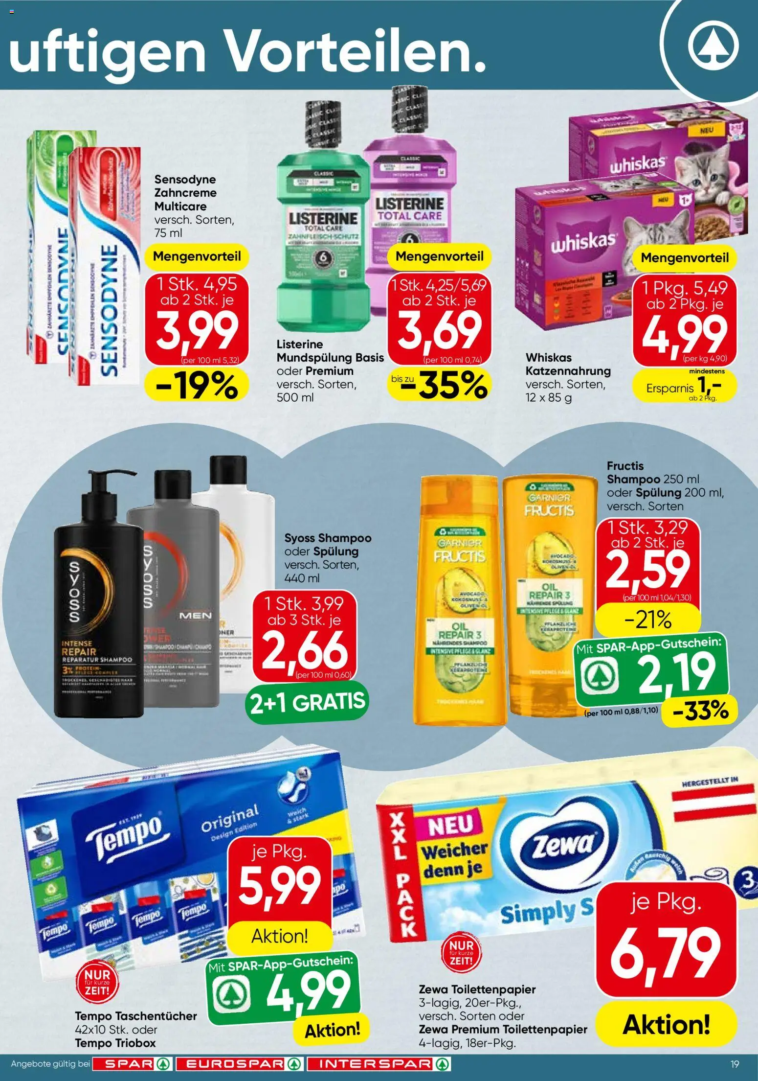 Spar Flugblatt Flugblatt in Österreich