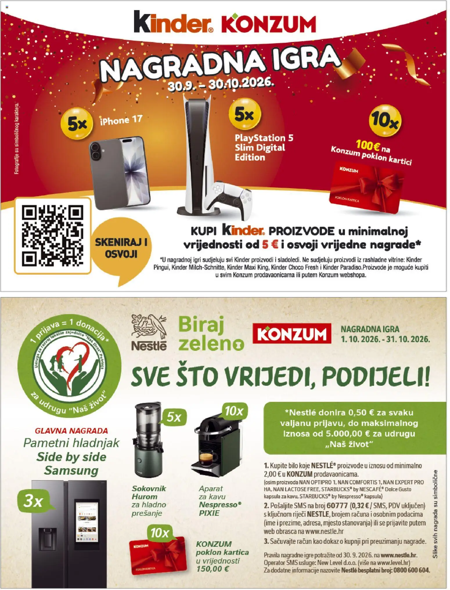 Konzum HR akciós újság Akciós újság in Magyarország