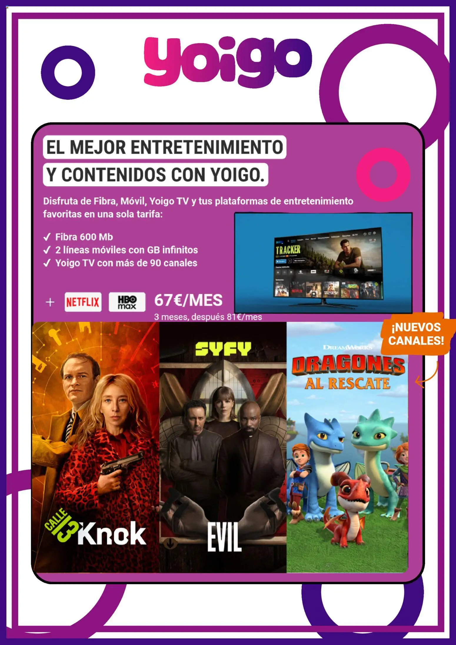 Yoigo ofertas Folleto in España