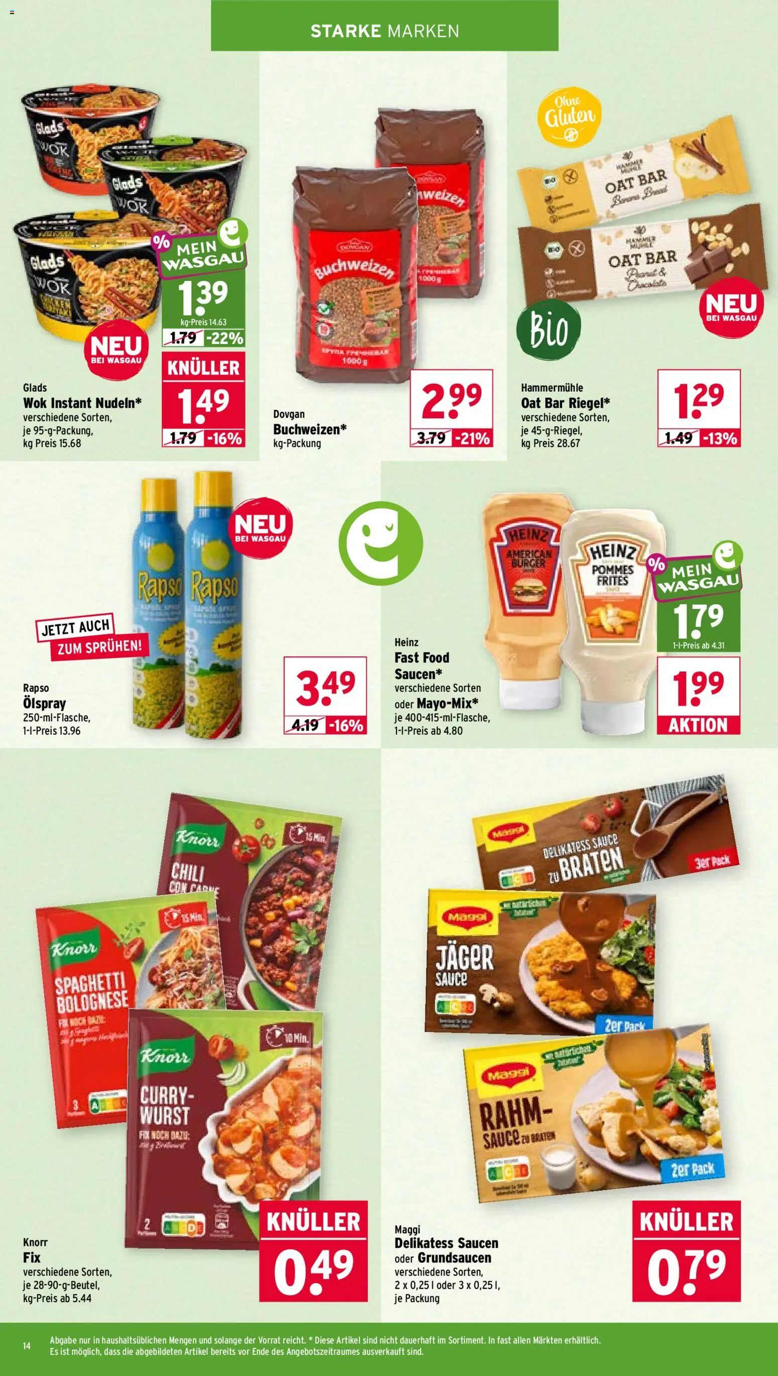 Wasgau Prospekt Prospekt in Deutschland