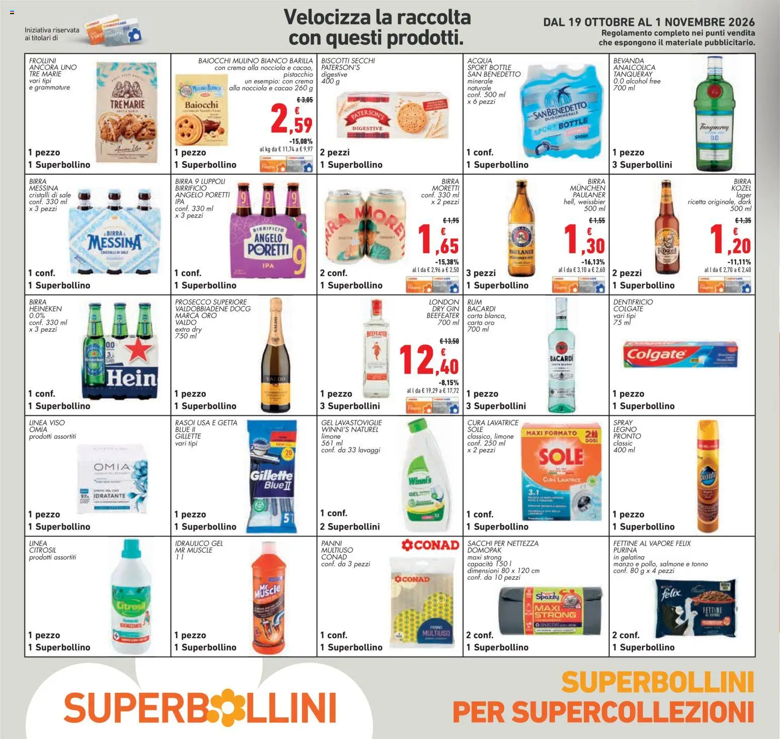 Conad volantino Volantino in Italy