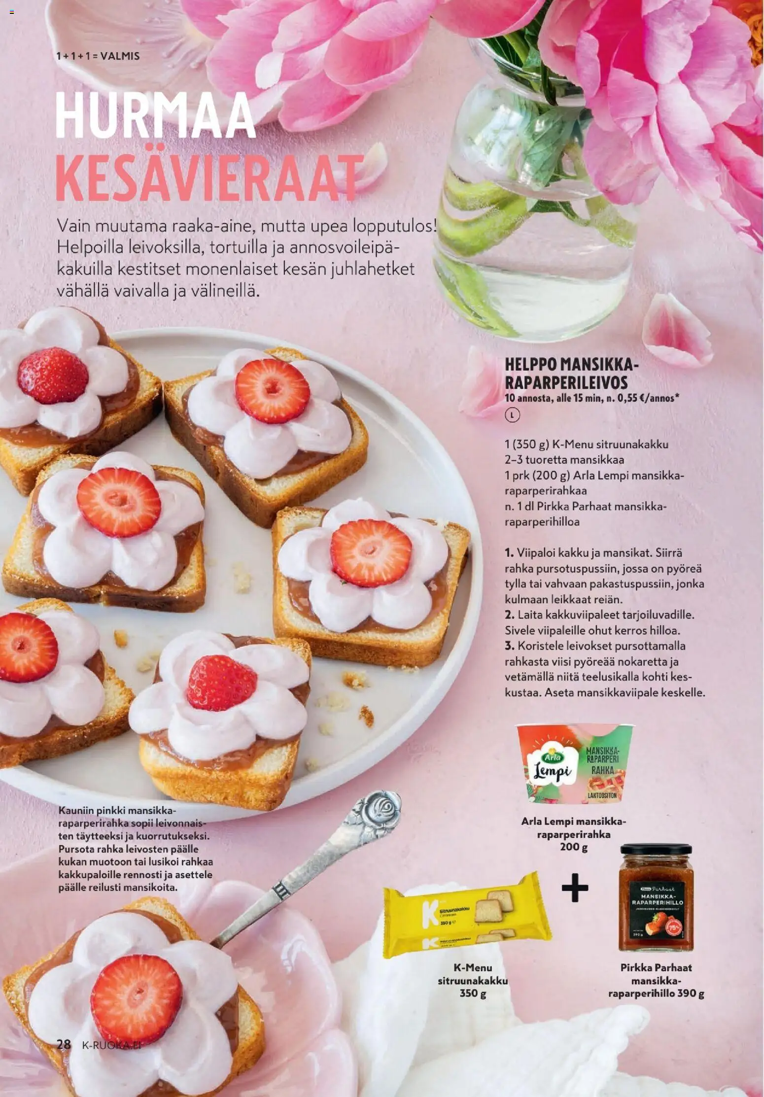 🛍️ K-Market tarjoukset - K-Ruoka alkaen 10/06/2026 » Katso huipputarjoukset ja säästä jo tänään! 💰 | Suomi