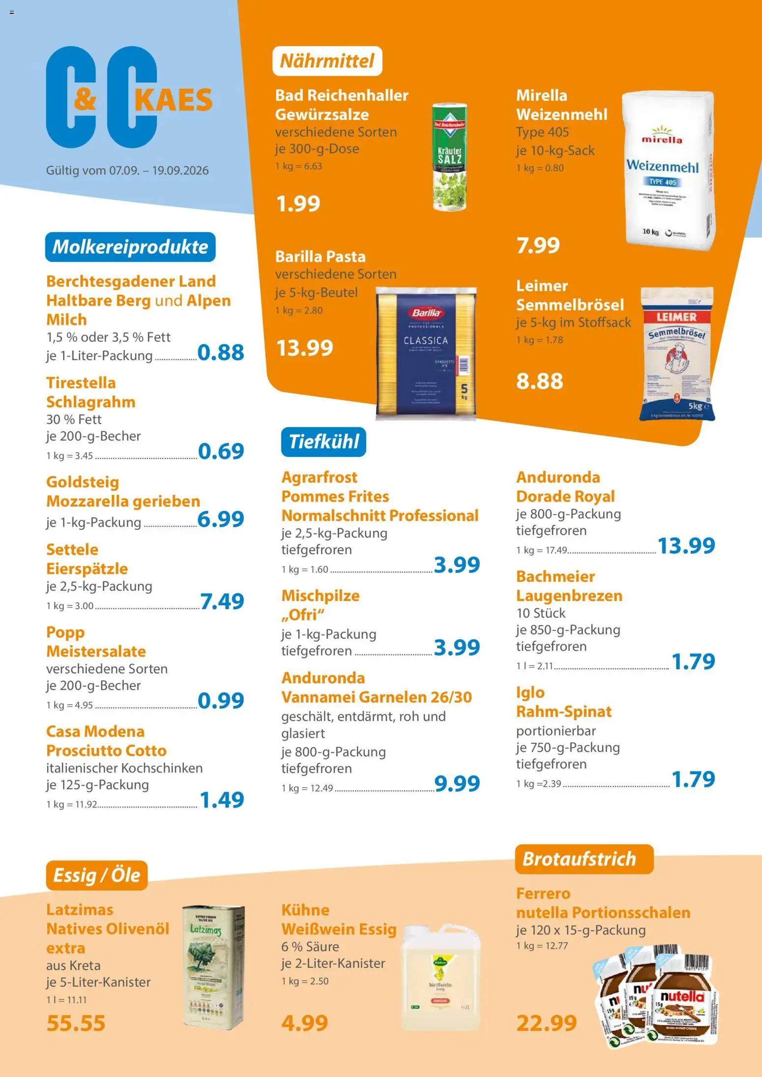 C&C Prospekt Prospekt in Deutschland