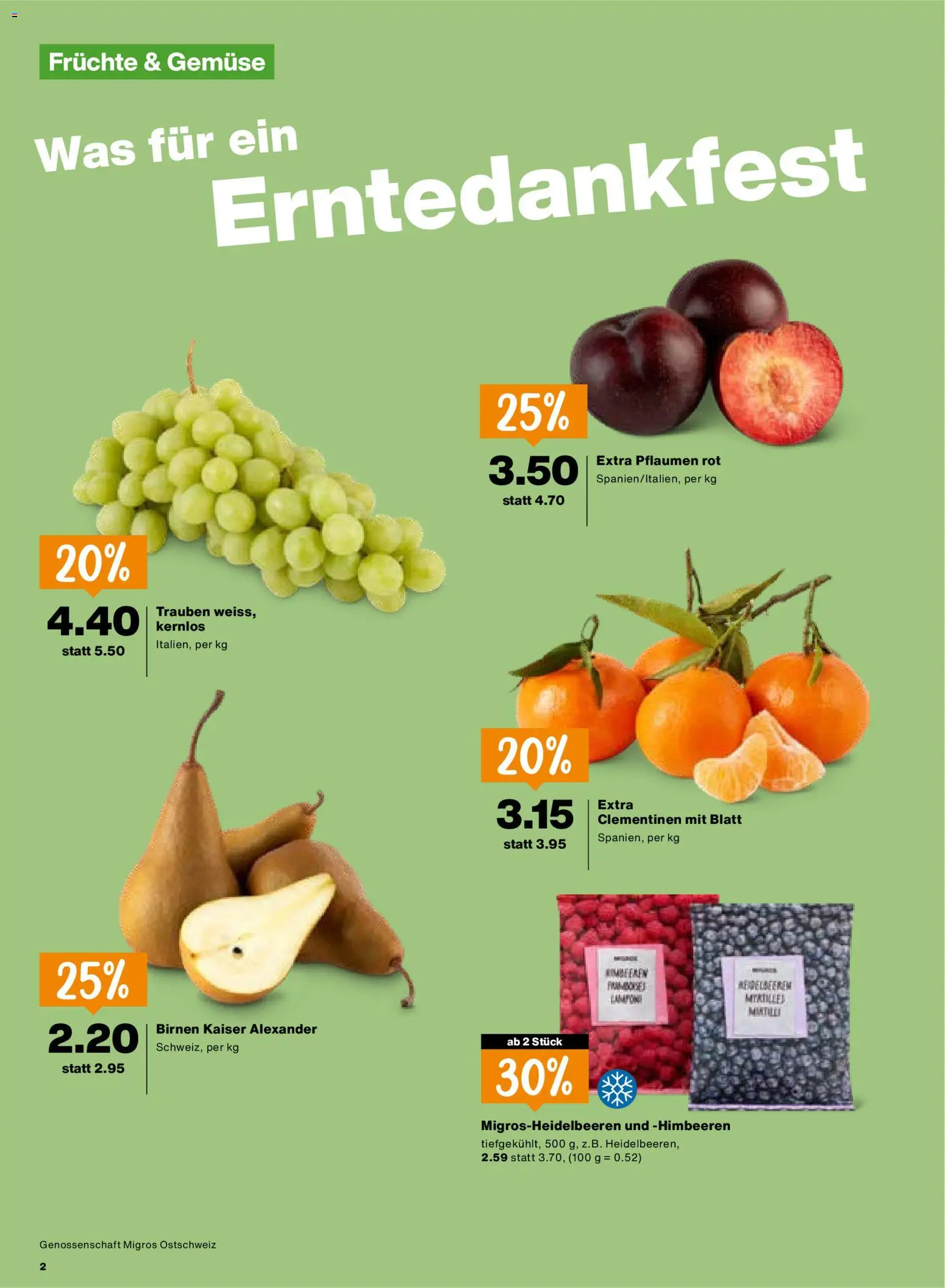 Migros aktionen Prospekt in Schweiz