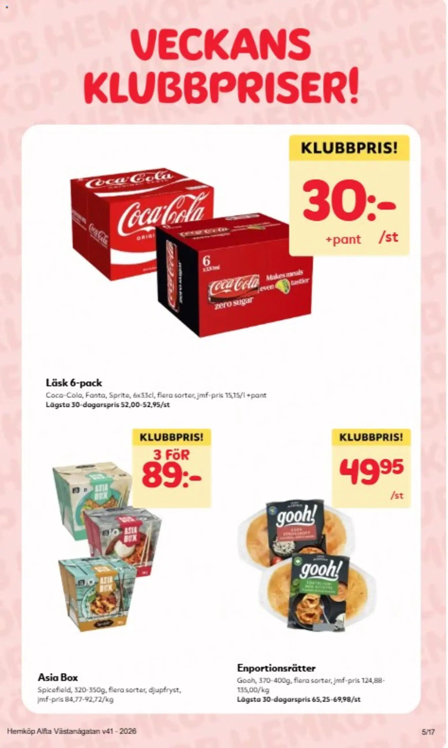 Hemköp erbjudanden Reklamblad in Sverige