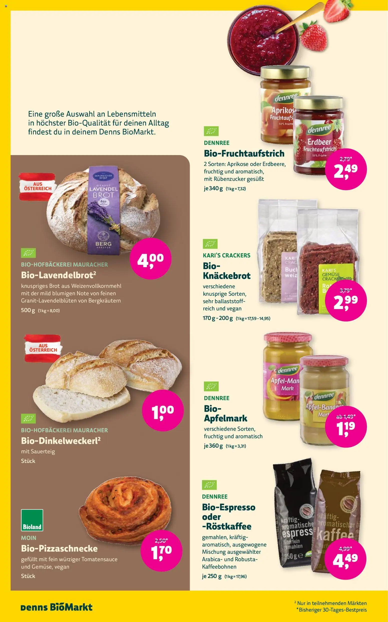 Die besten Angebote | Denns BioMarkt Angebote ab 01.07.2026 | - Jetzt stöbern! | Österreich